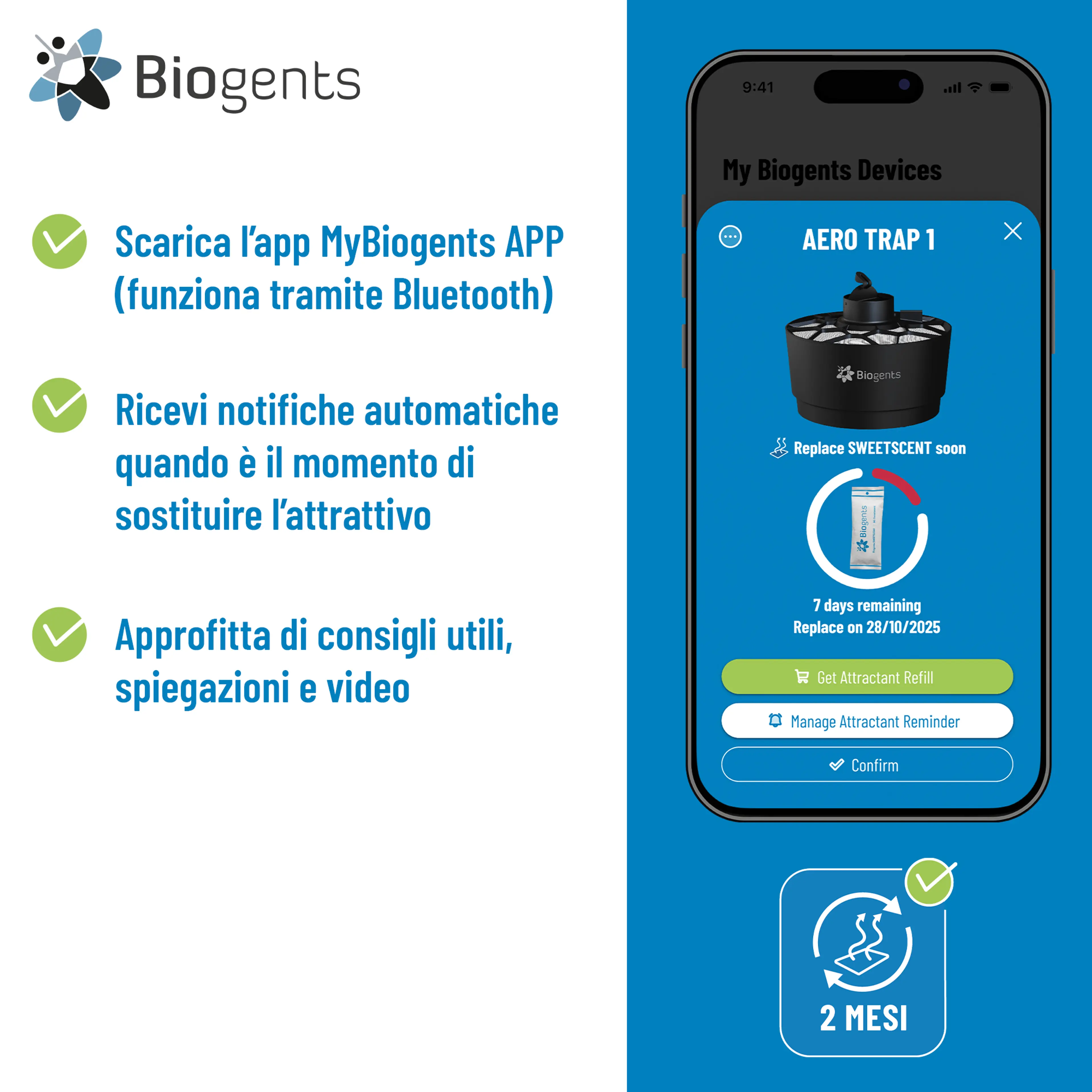 Set di due trappole per zanzare Basic: 2x AERO TRAP