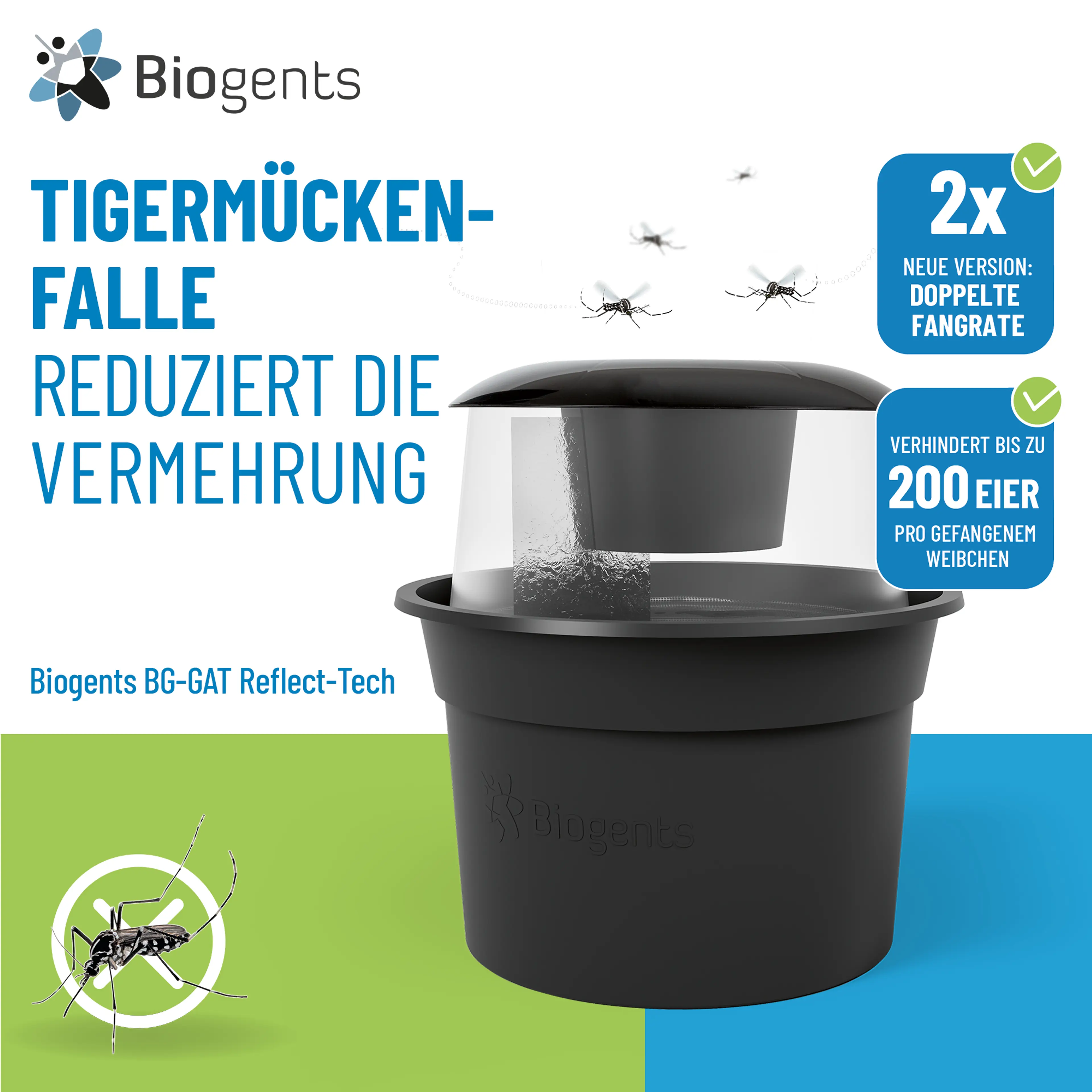 Nachbarschafts-Set Tigermückenfallen: 12x BG-GAT