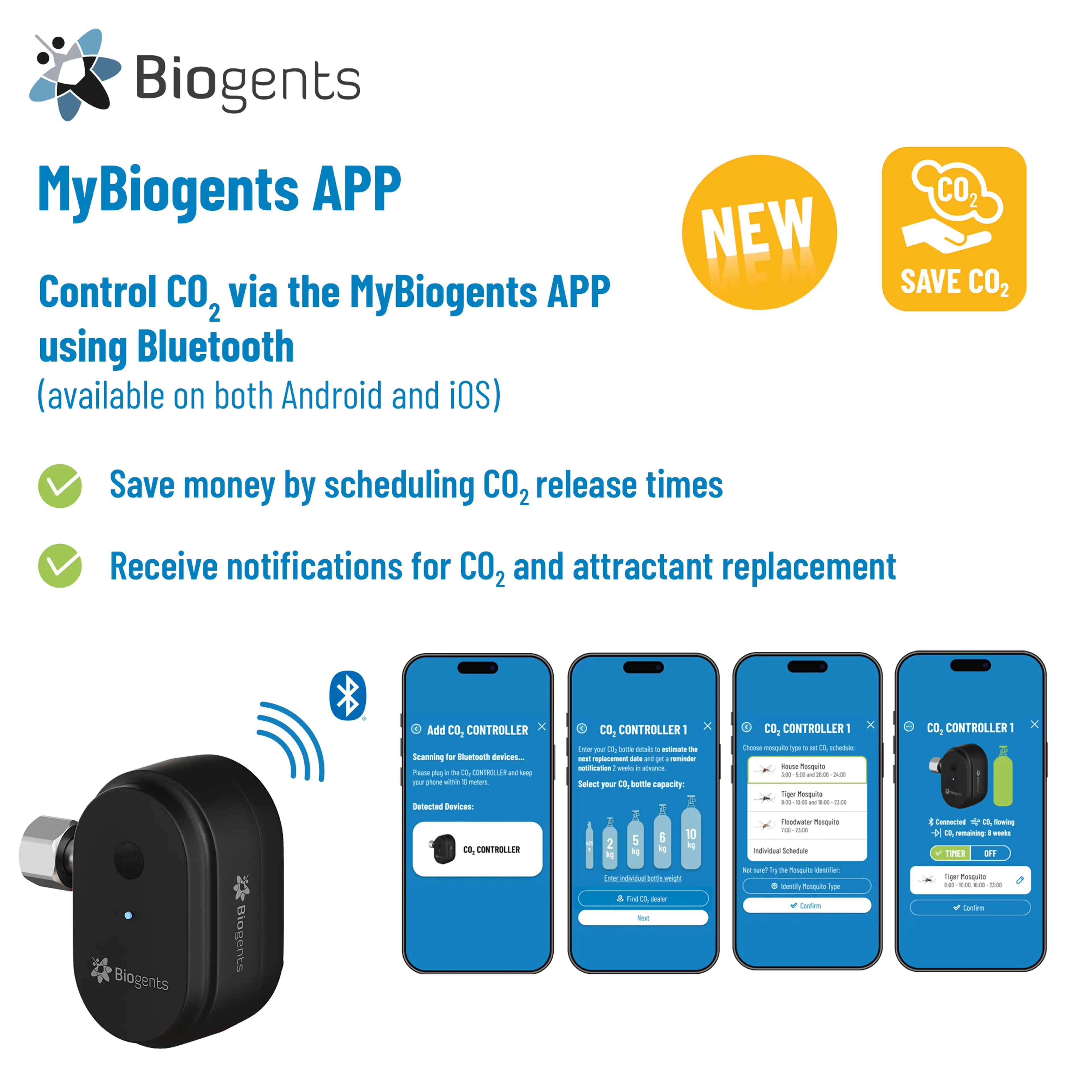 High Performing CO2 Mosquito Trap: AERO TRAP PLUS