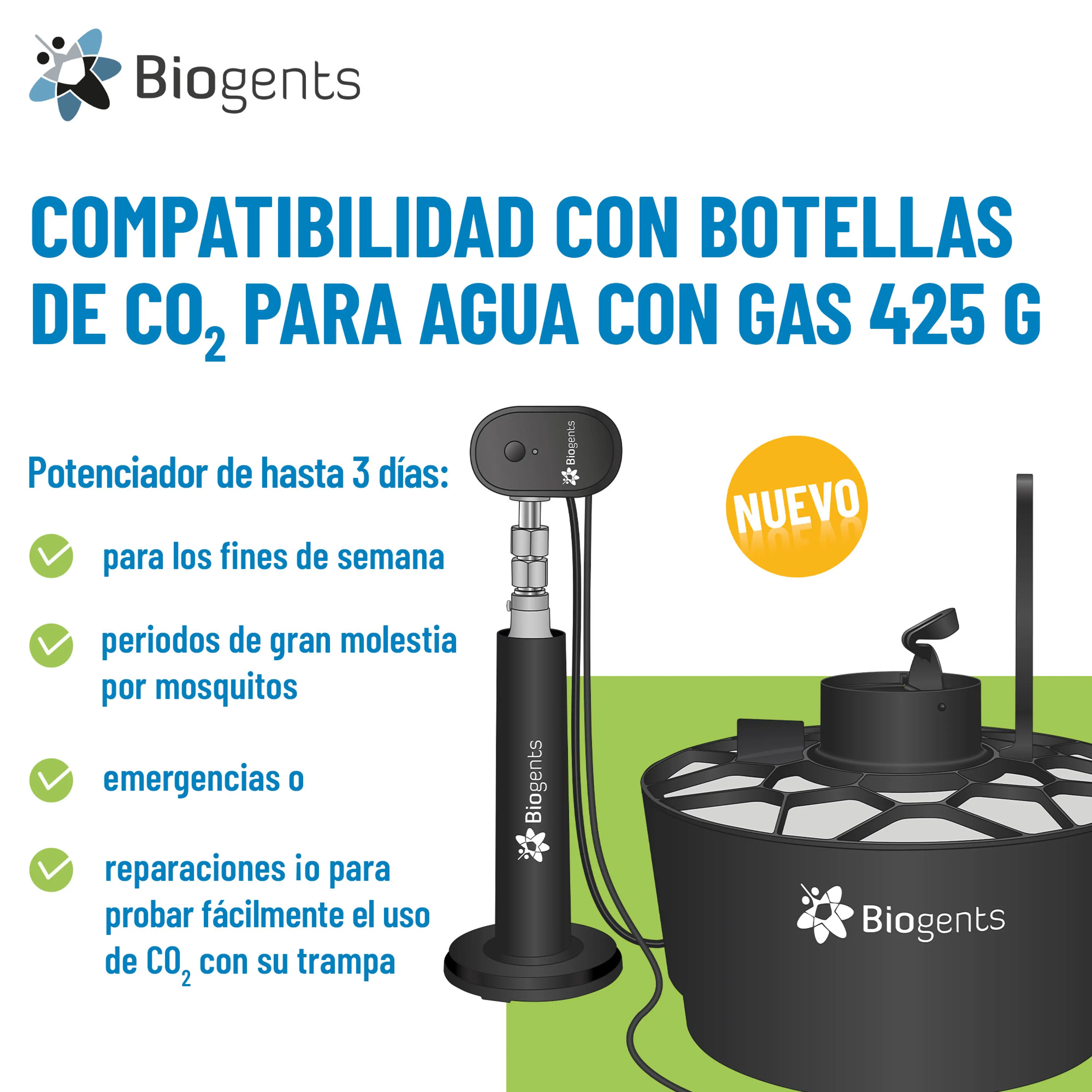 Trampa para mosquitos de CO2 de alto rendimiento: AERO TRAP PLUS