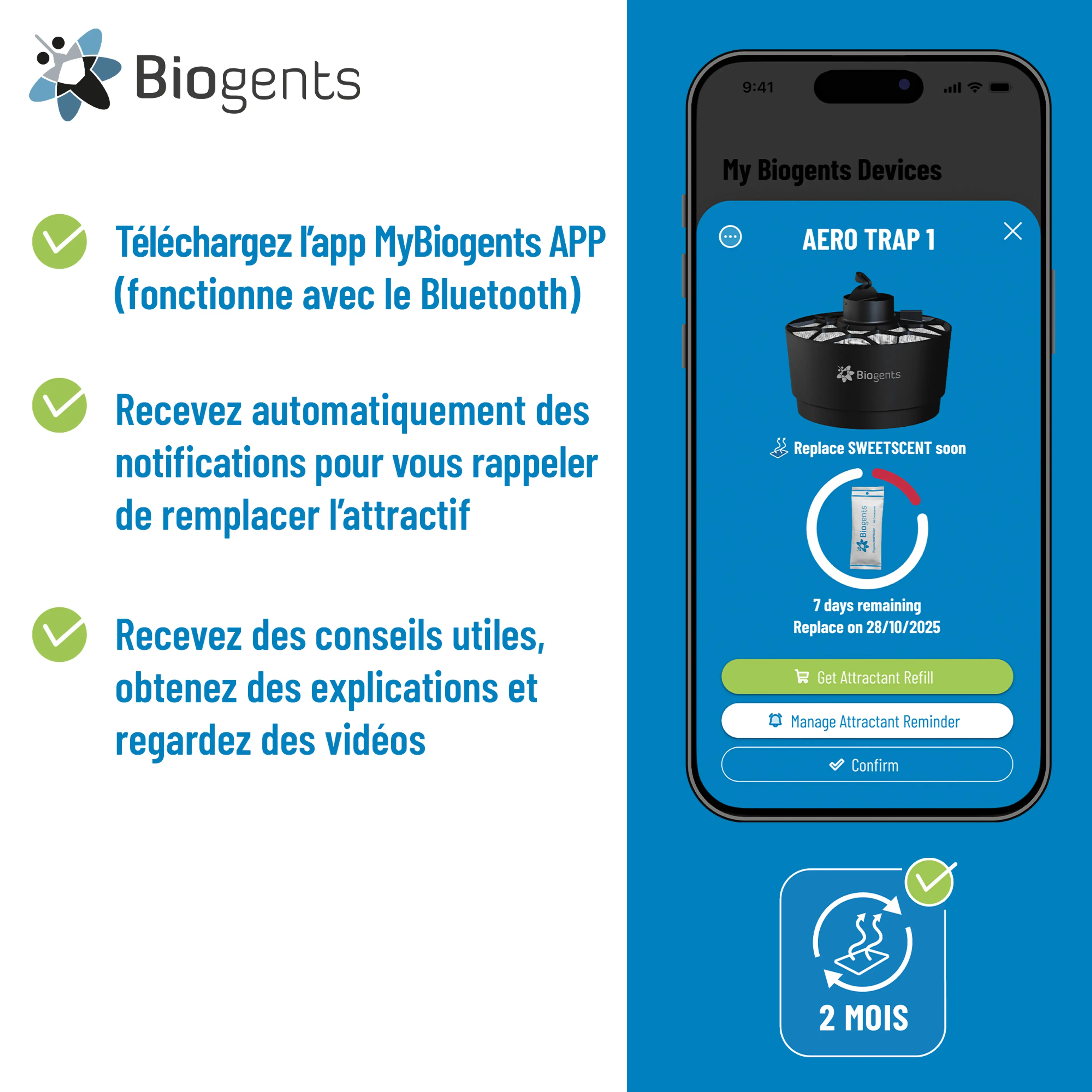 Piège à moustiques - modèle standard : AERO TRAP  