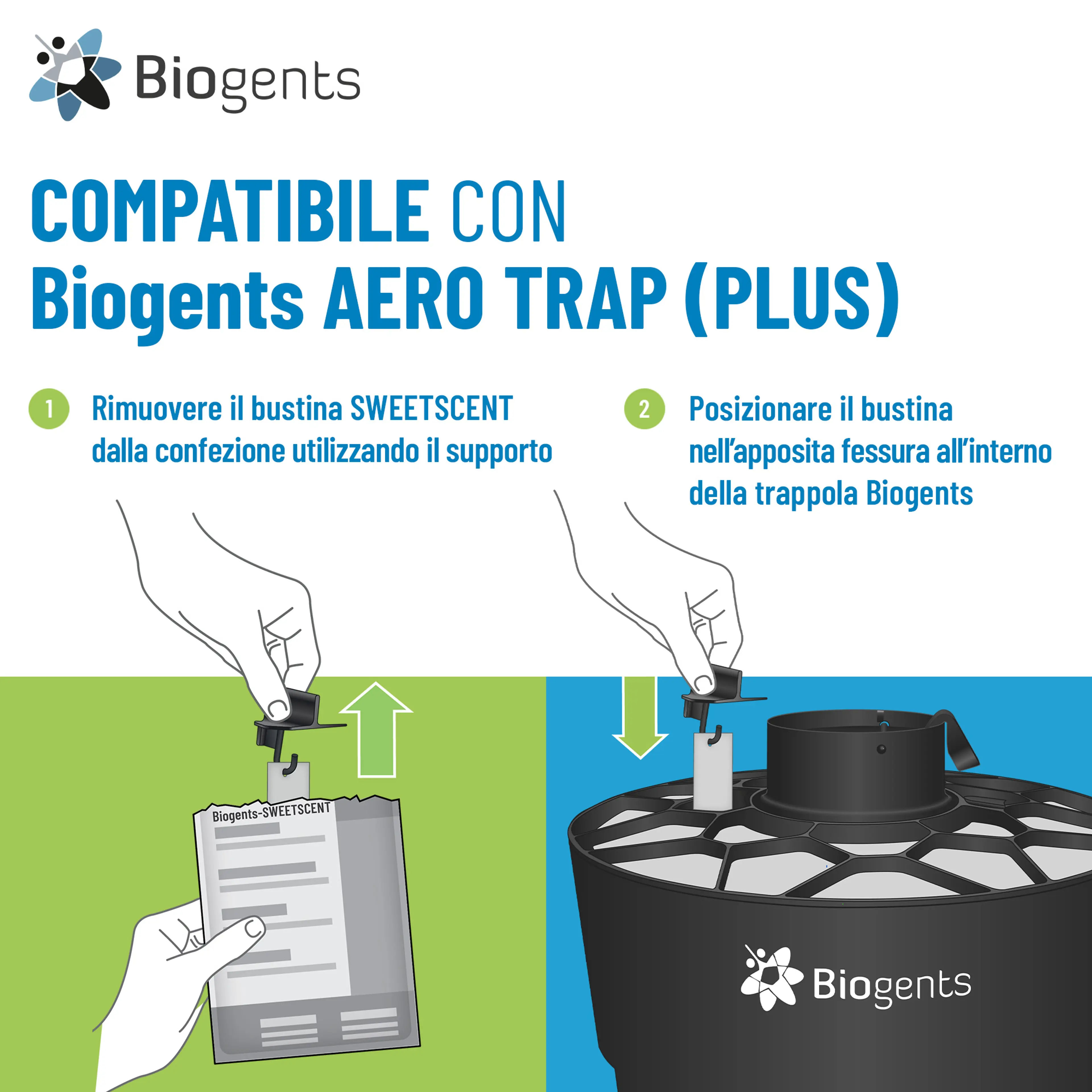 Pacchetto stagionale di attrattivo per la trappola AERO TRAP 