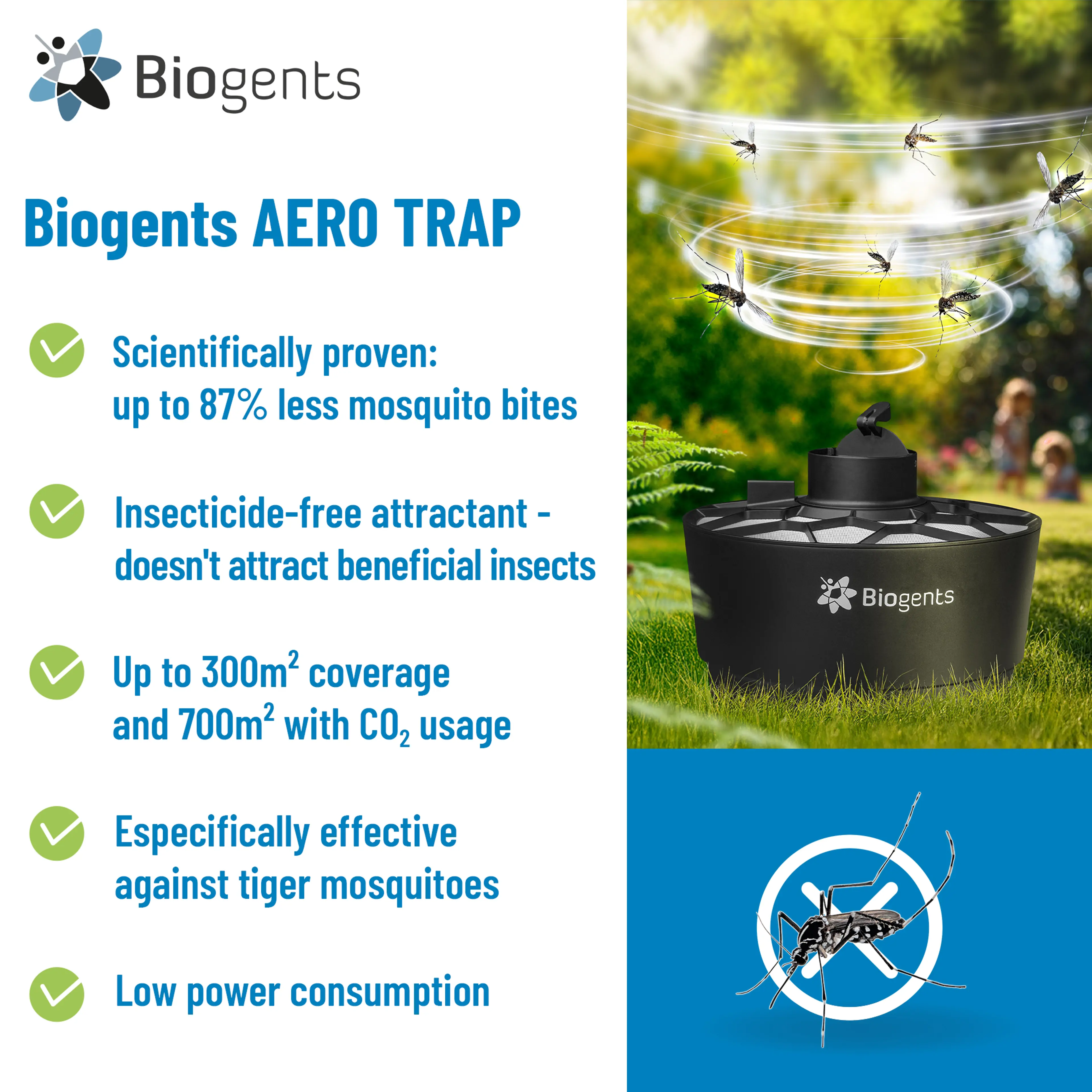 Double Set of Basic Mosquito Traps: 2x AERO TRAP