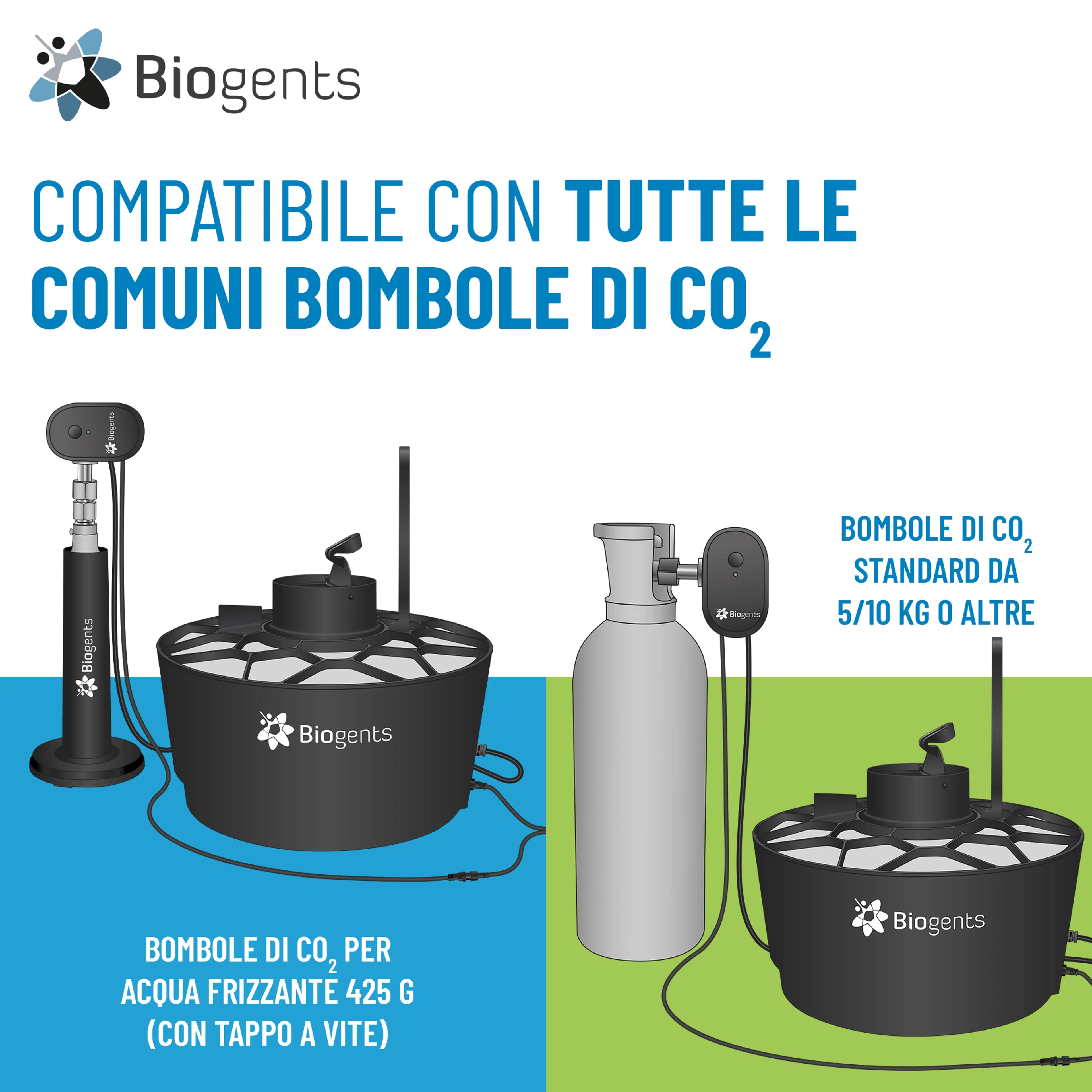 Trappola per zanzare ad alte prestazioni con CO2: AERO TRAP PLUS