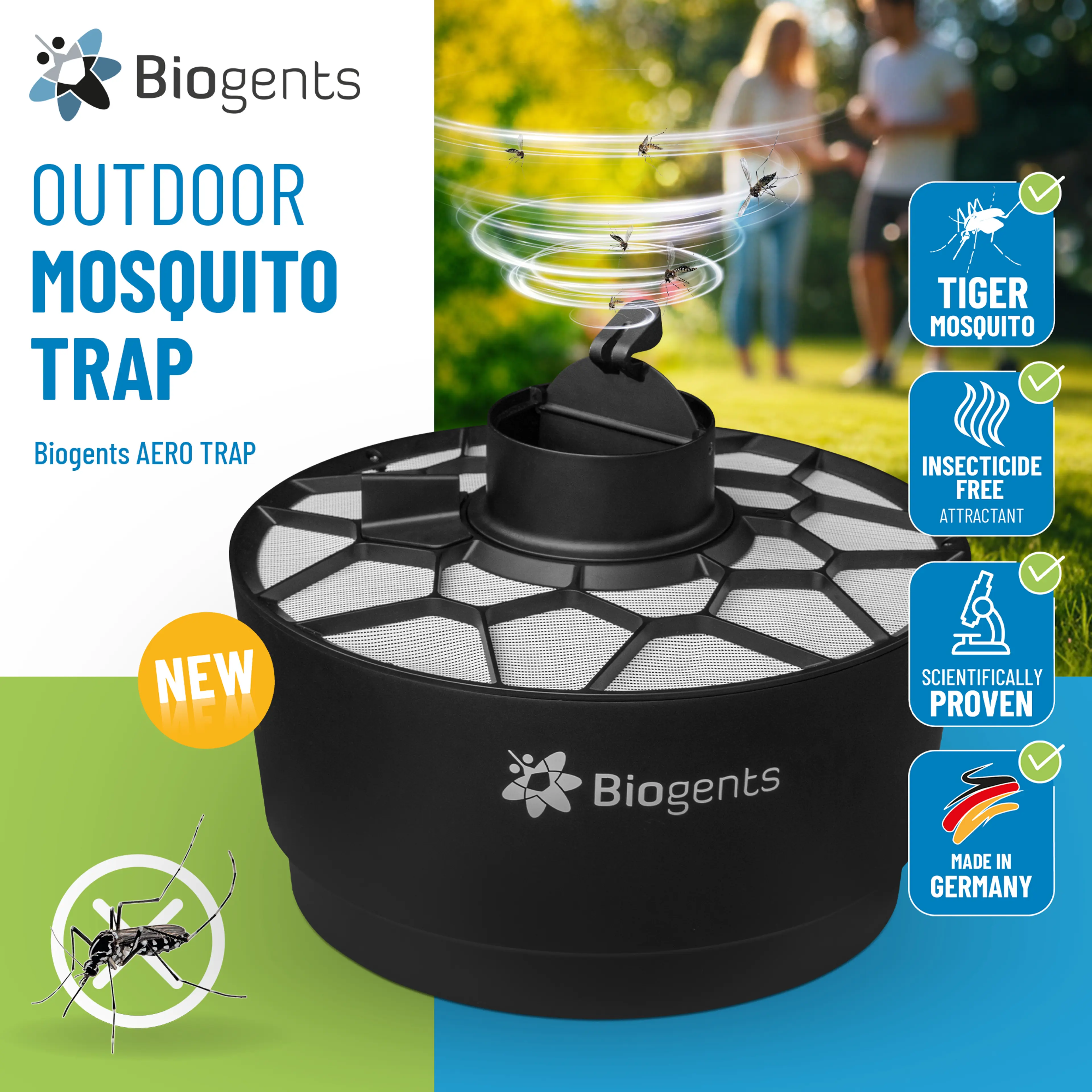Double Set of Basic Mosquito Traps: 2x AERO TRAP