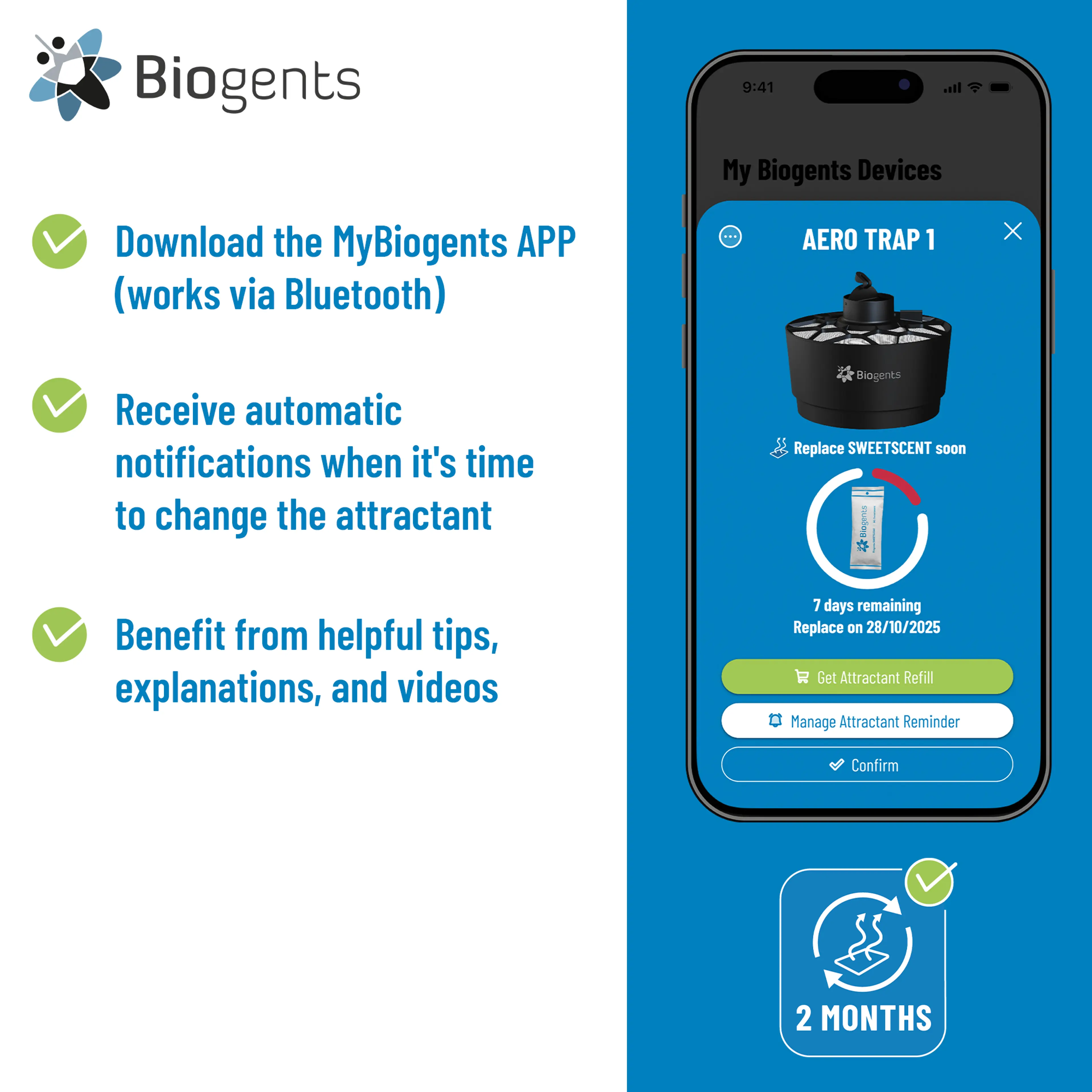 Double Set of Basic Mosquito Traps: 2x AERO TRAP