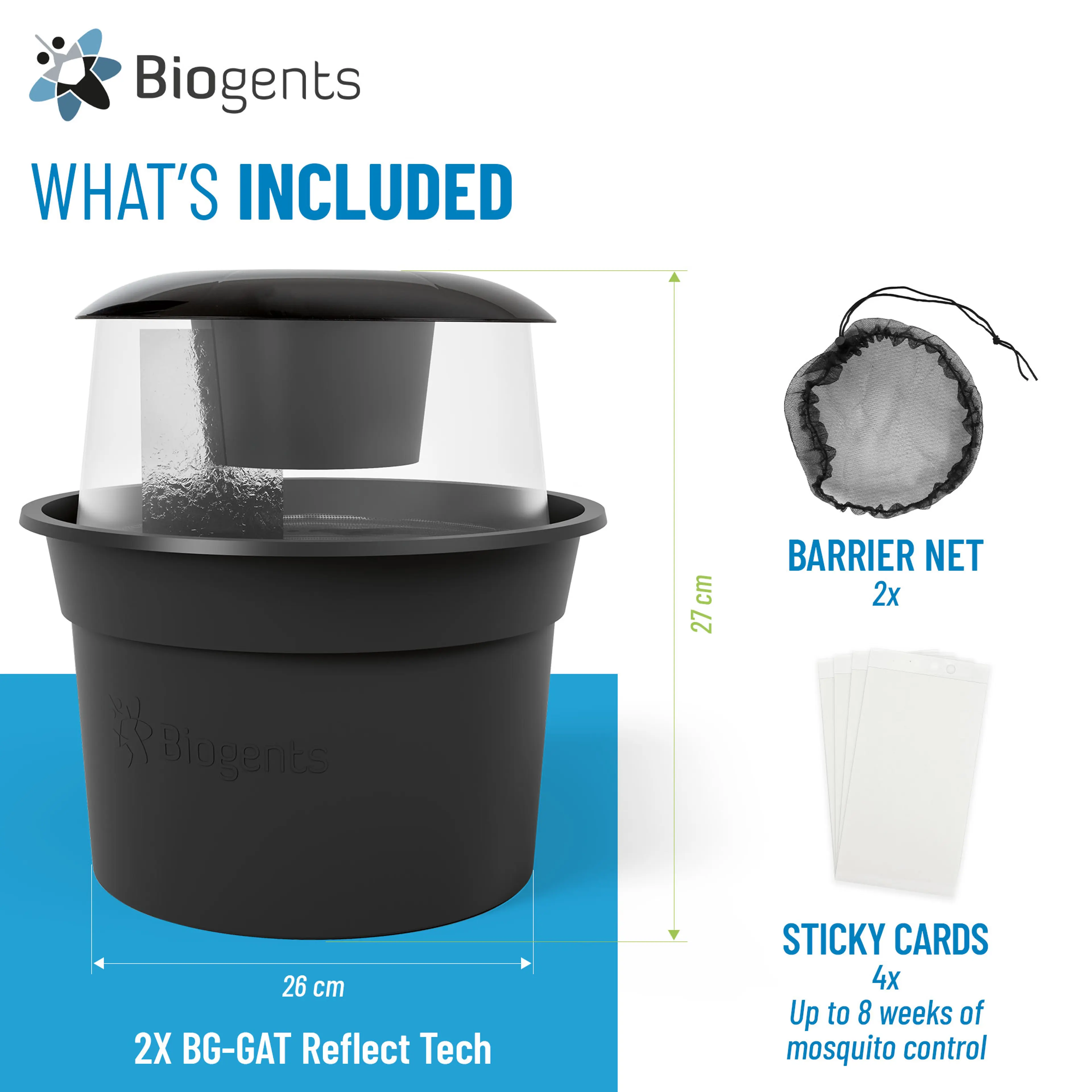 BG-GAT: 2x Tiger Mosquito Trap