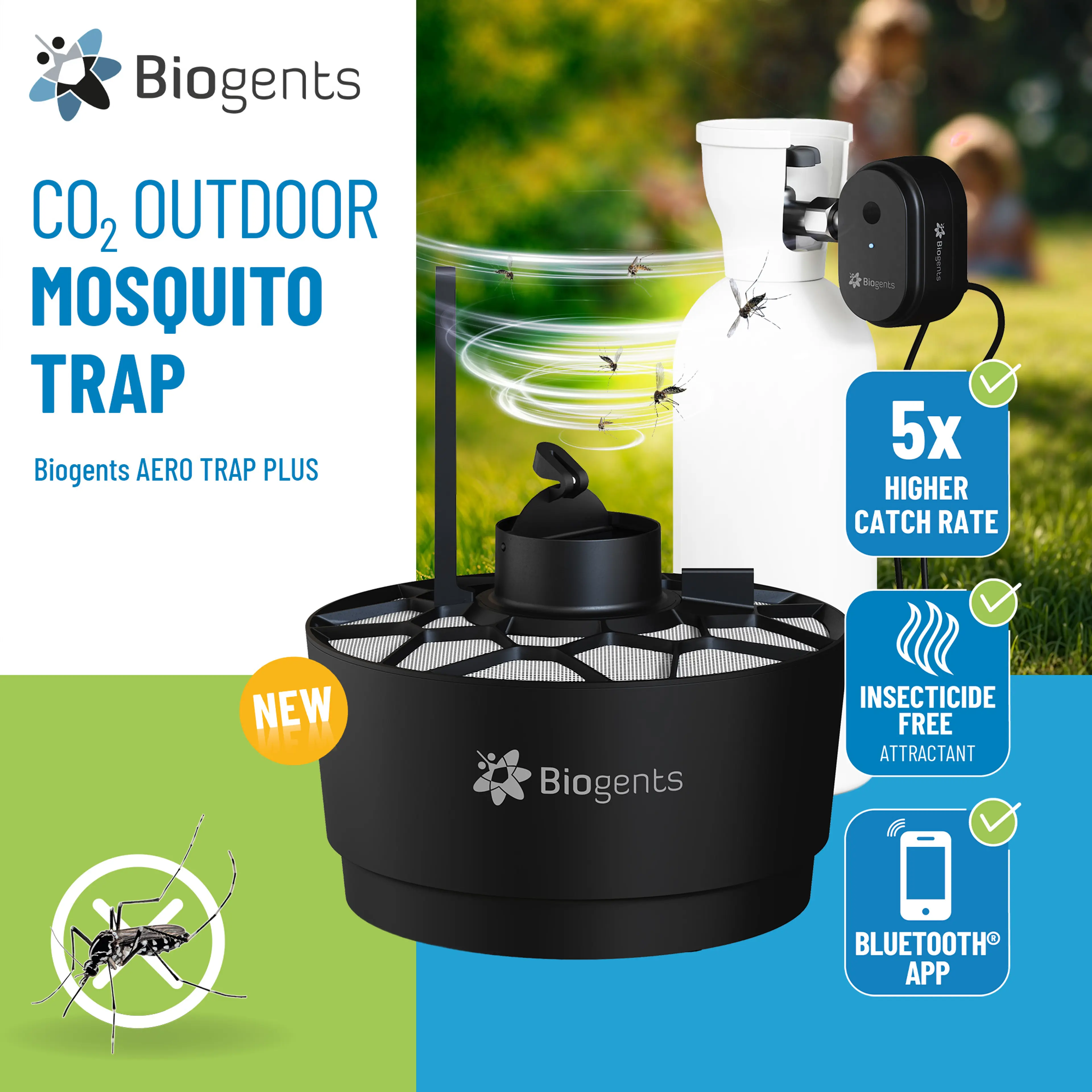 High Performing CO2 Mosquito Trap: AERO TRAP PLUS
