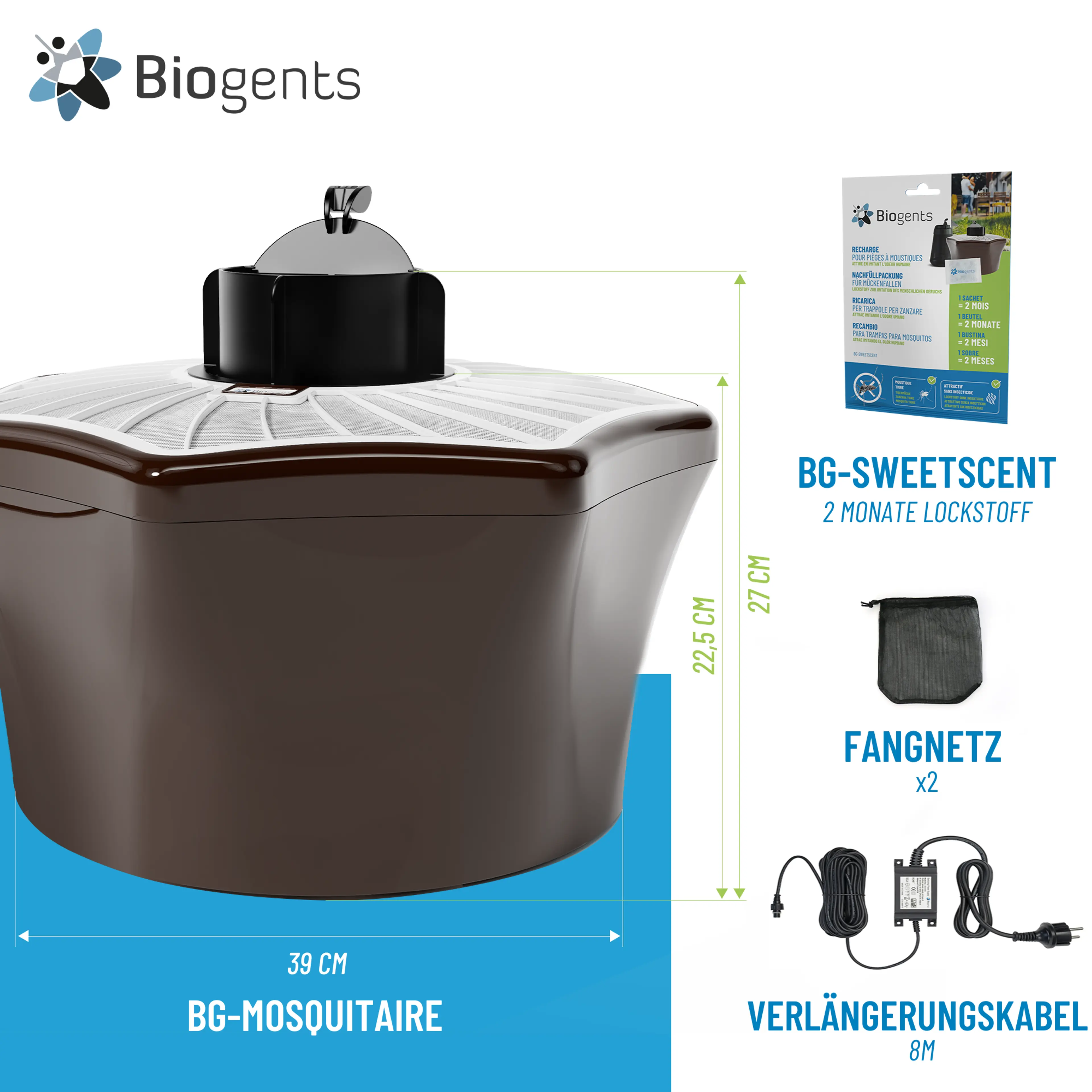 Mückenfalle für den Garten - BG-Mosquitaire
