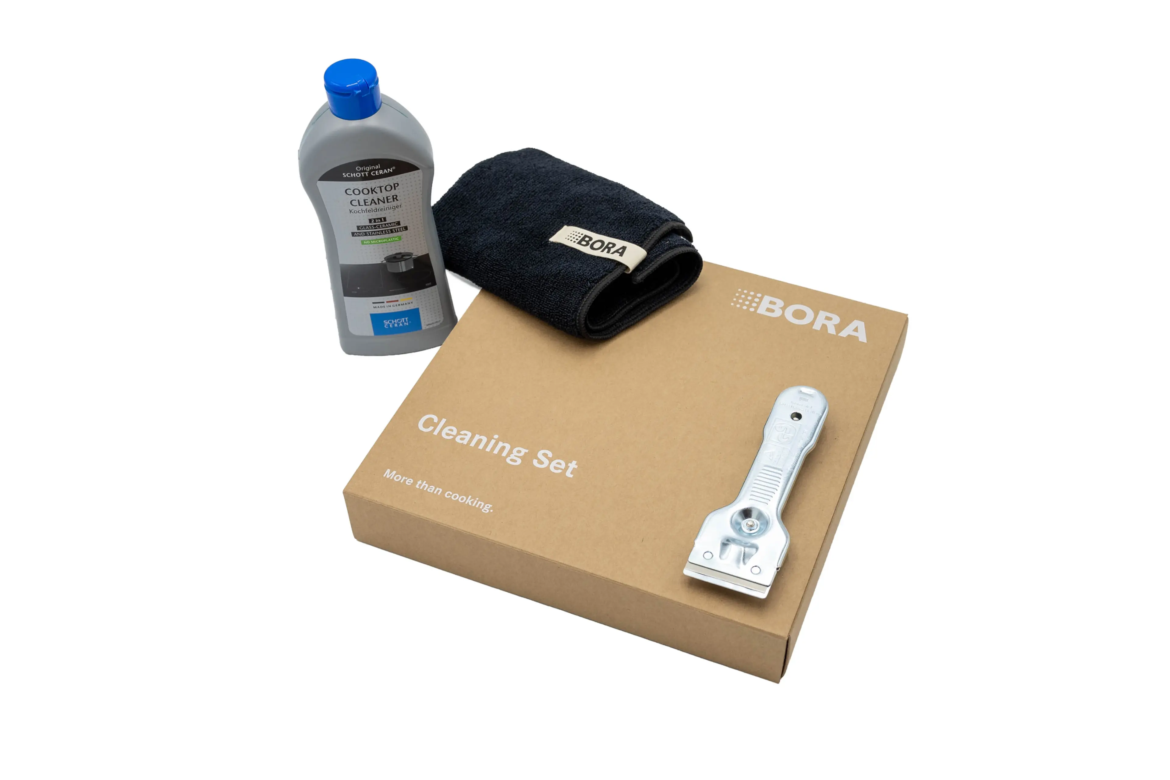 Glass-ceramic cleaning set