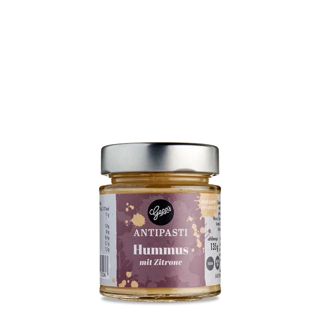 Hummus mit Zitrone