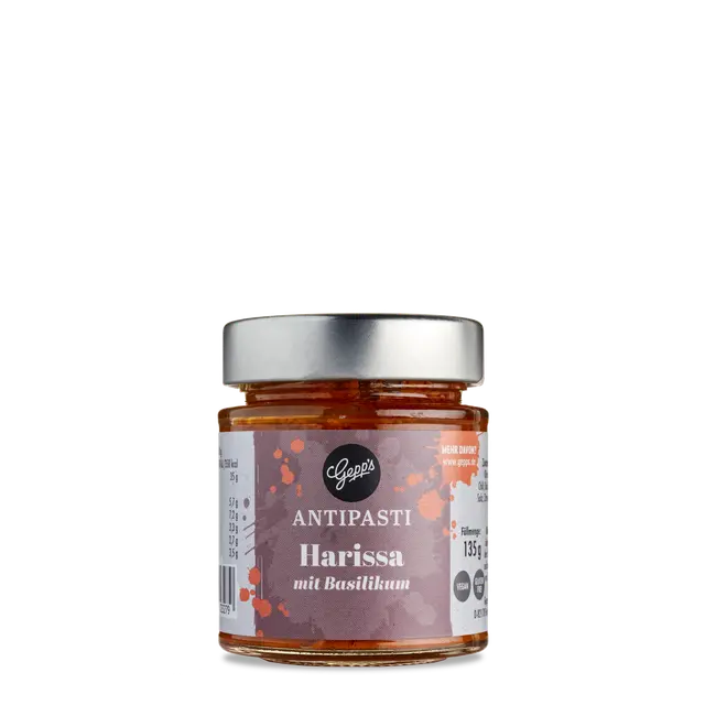 Harissa mit Basilikum