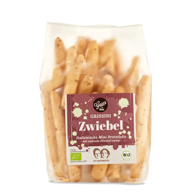 Bio Grissini mit Zwiebel