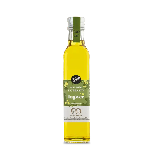 Olivenoel mit Ingwer