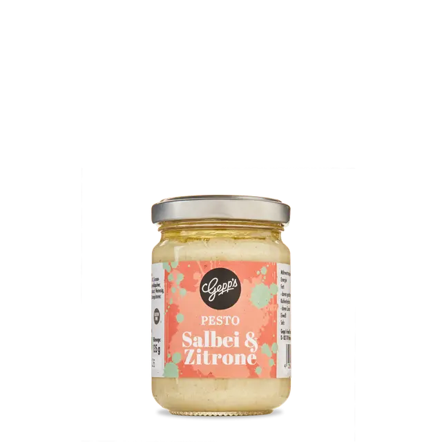 Pesto Salbei und Zitrone