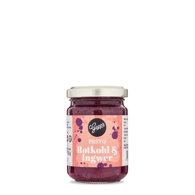 Pesto Rotkohl Ingwer