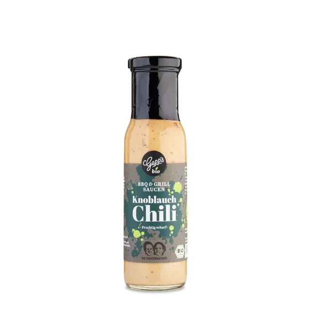 Bio Knoblauch Chili Sauce