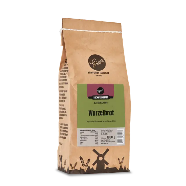 Backmischung Wurzelbrot