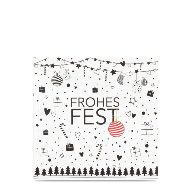Serviette Frohes Fest
