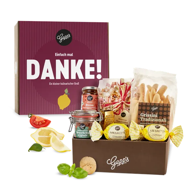 Präsentkorb Danke