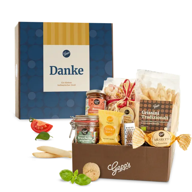 Präsentkorb Danke