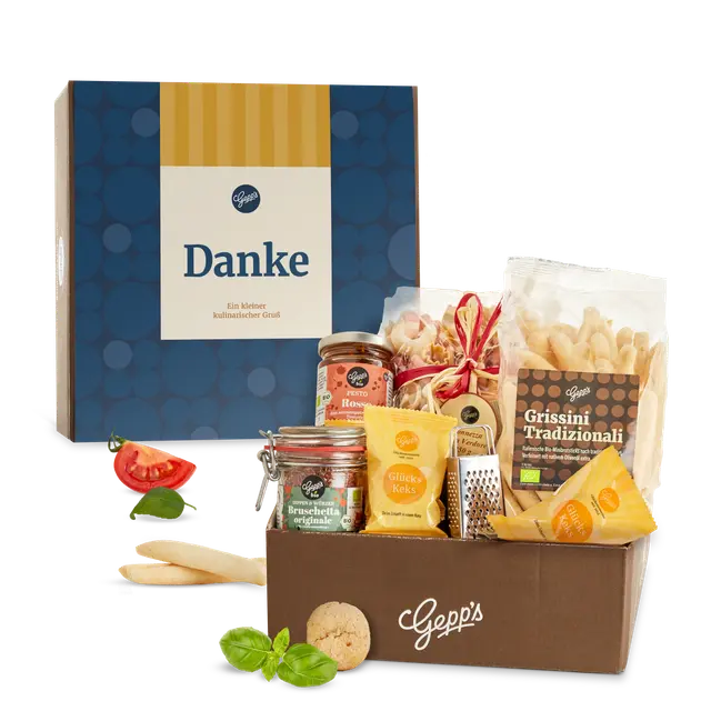 Präsentkorb Danke