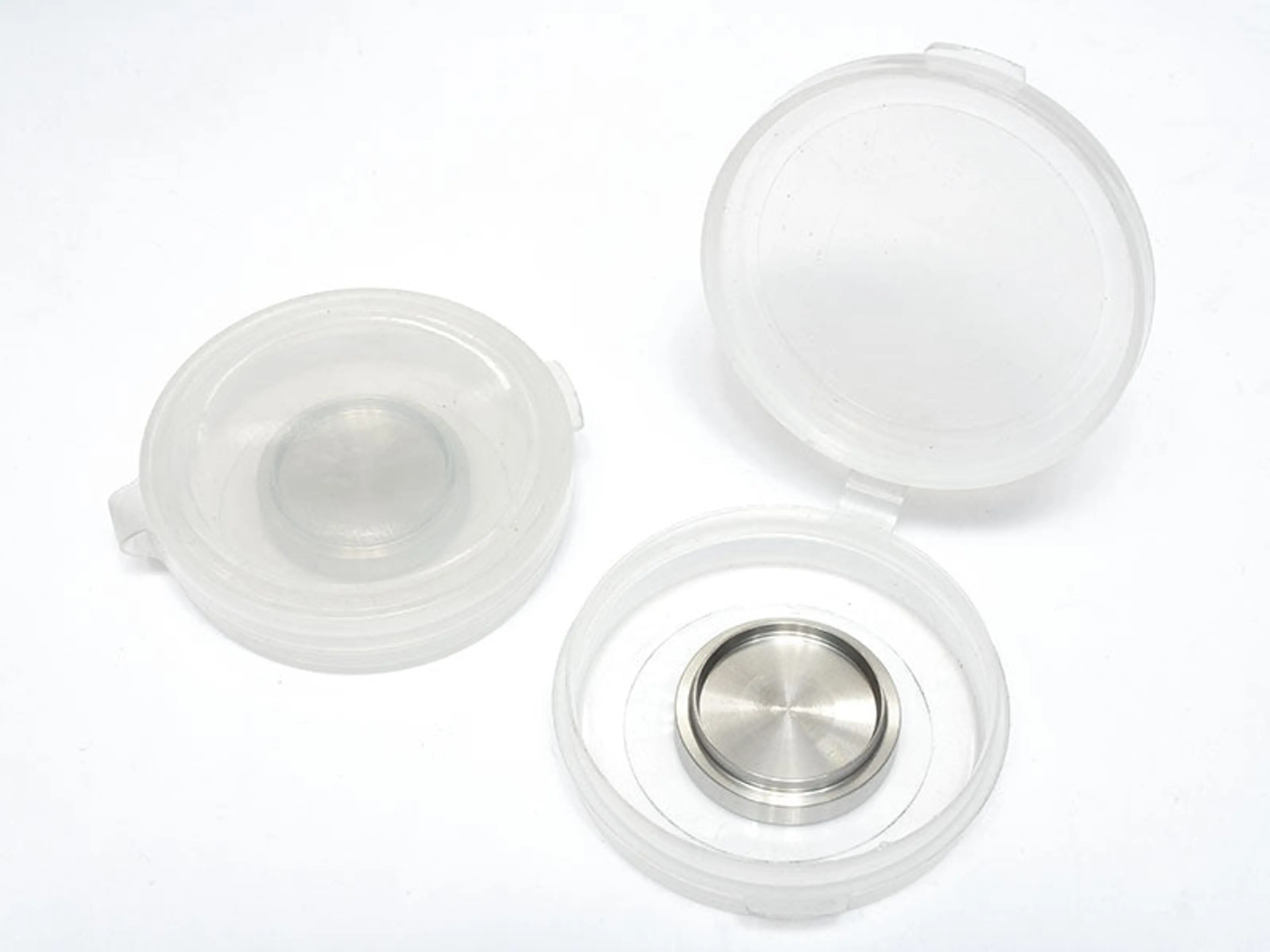 SPECIMEN HOLDERS, STEEL, SPECIMEN WELL Ø 28 x 3 MM, SET OF 6