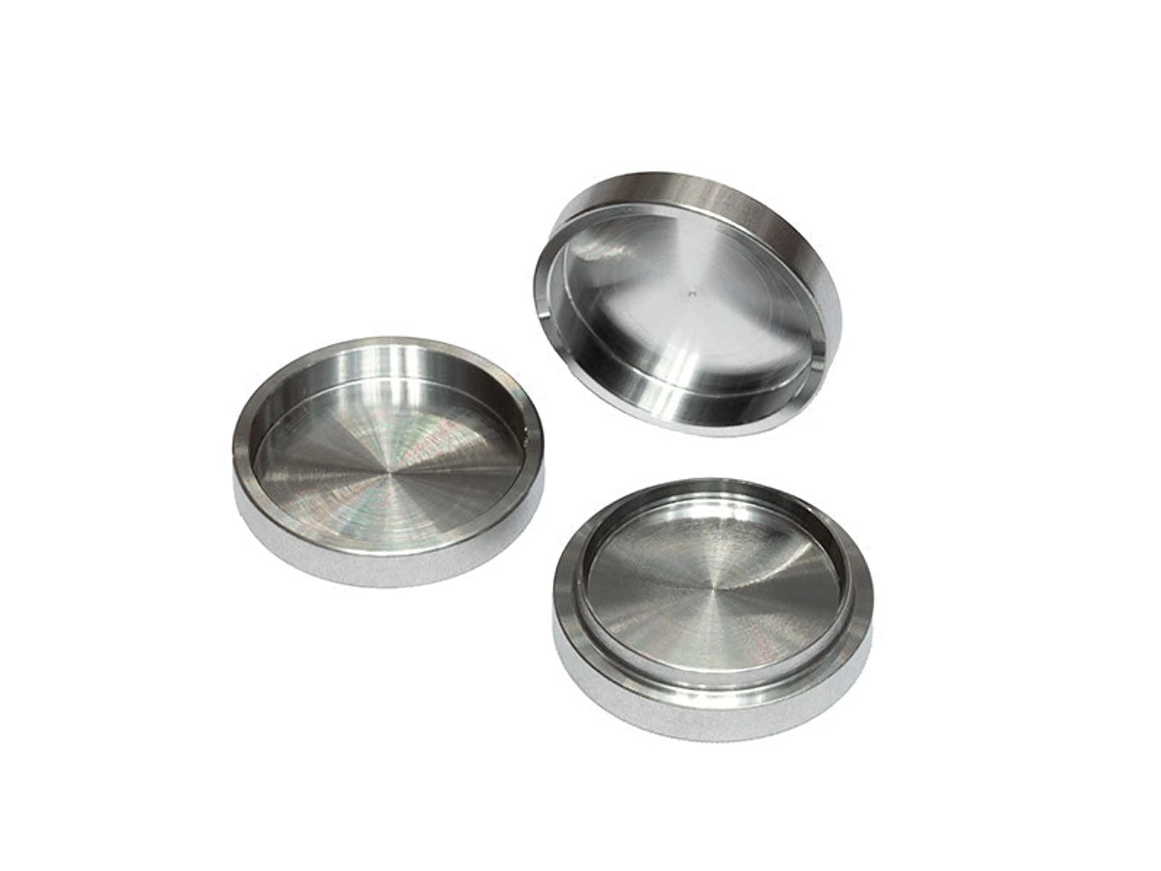 SPECIMEN HOLDER, STEEL, SPECIMEN WELL Ø 28 x 4.5 MM, SET OF 6