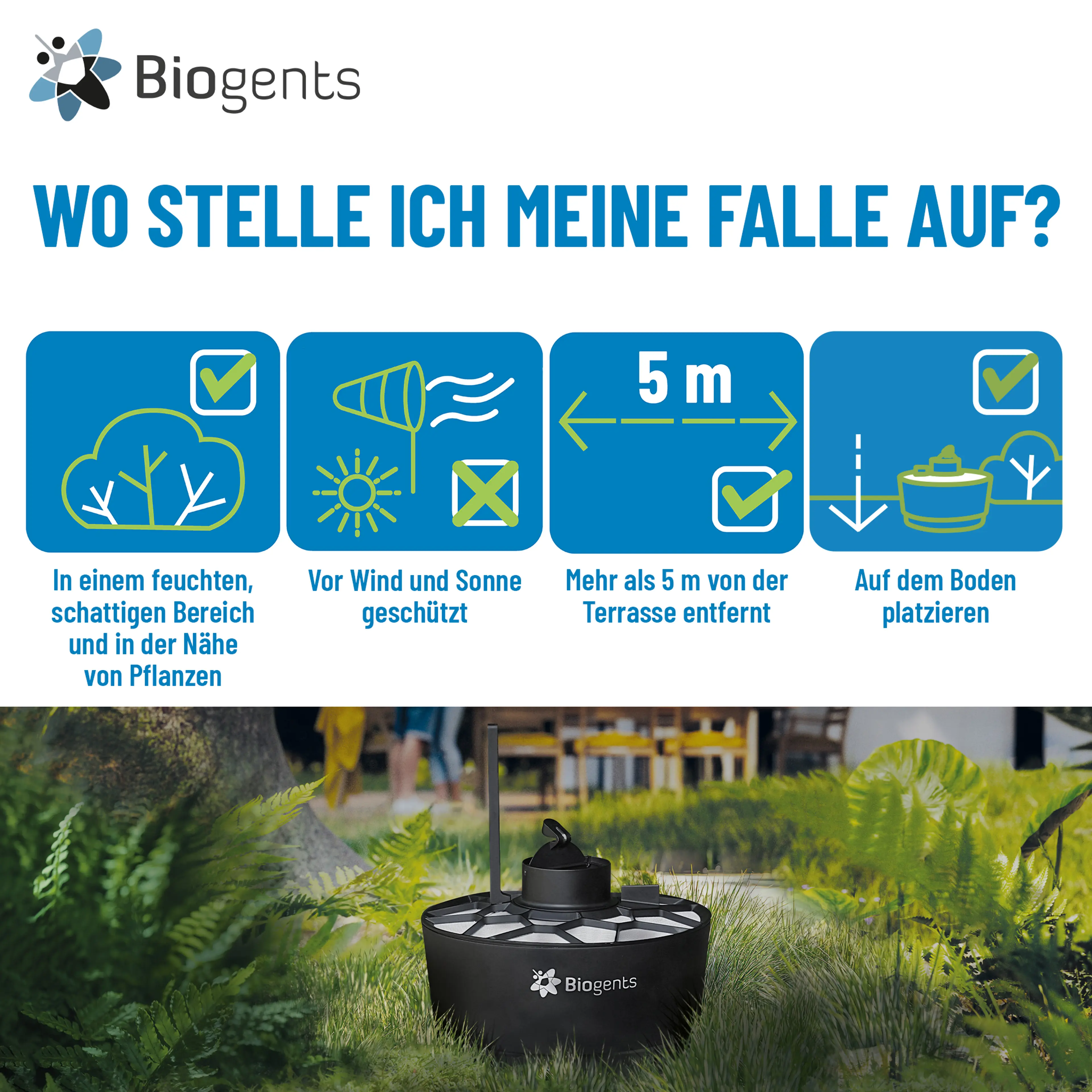 2er-Set Hochleistungs-CO2-Mückenfallen: 2x AERO TRAP PLUS