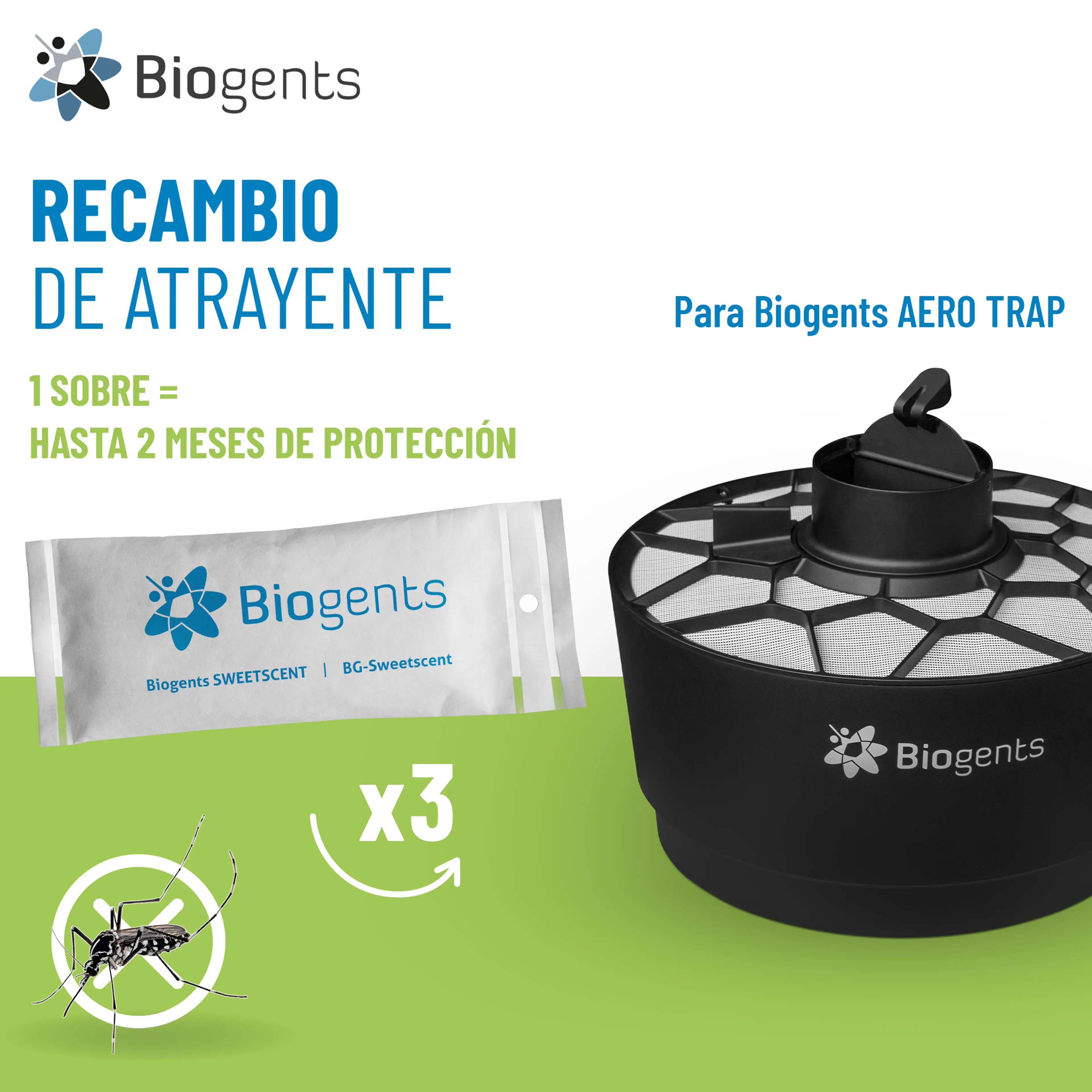 Pack estacional de atrayente para la trampa AERO TRAP