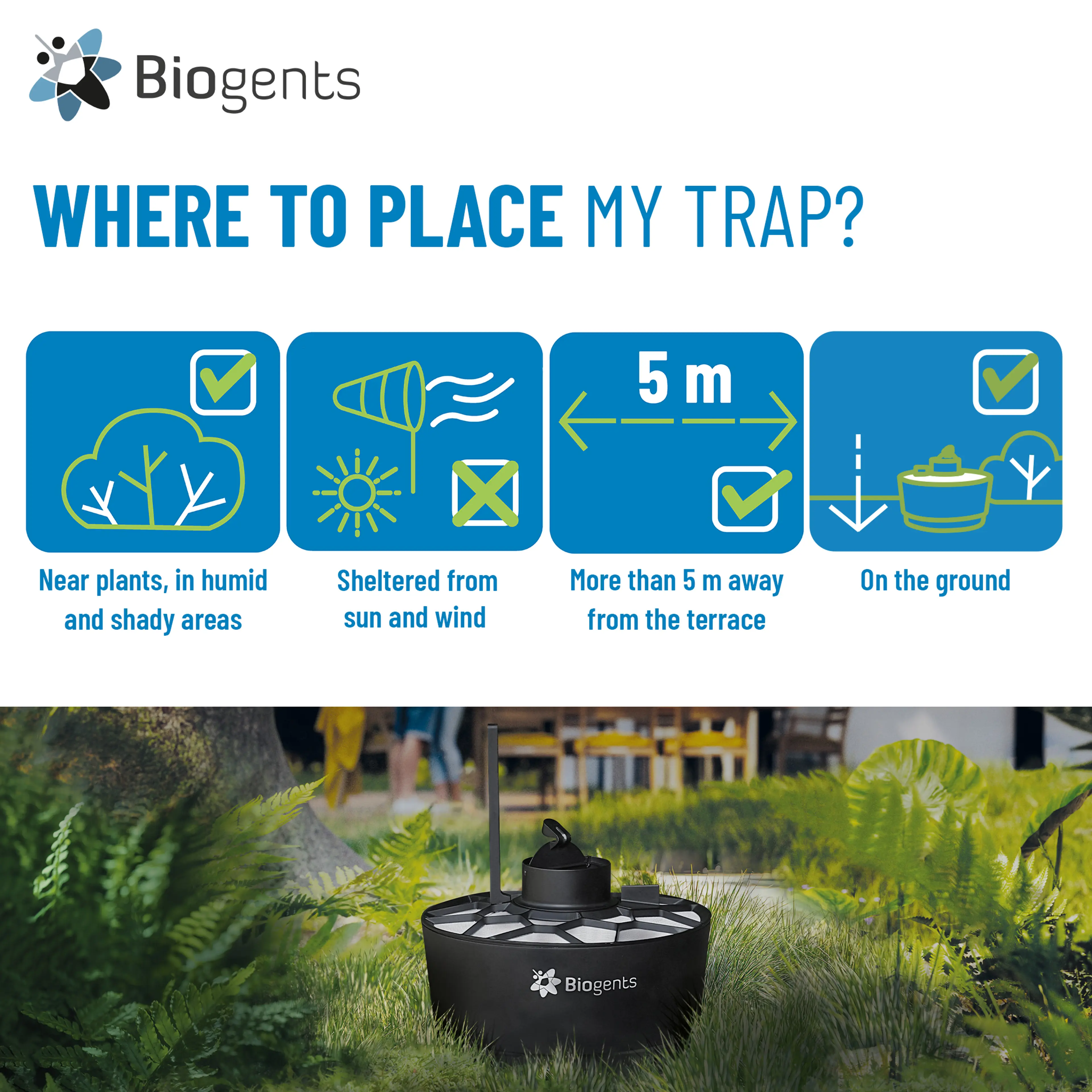 Allround Set of CO2 and Tiger Mosquito Traps: AERO TRAP PLUS + 2x BG-GAT
