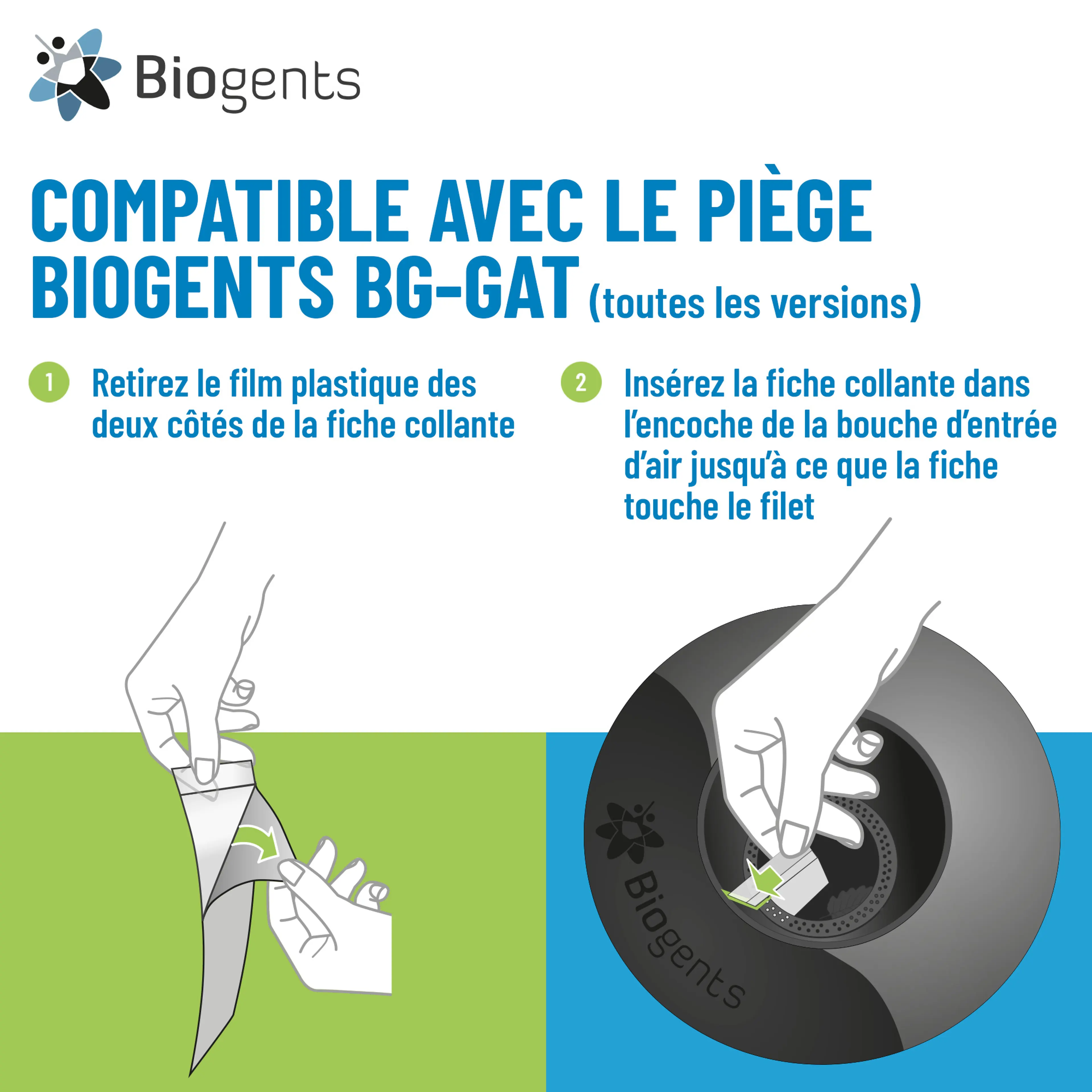 Pack de recharges de fiches collantes (lot de 10)