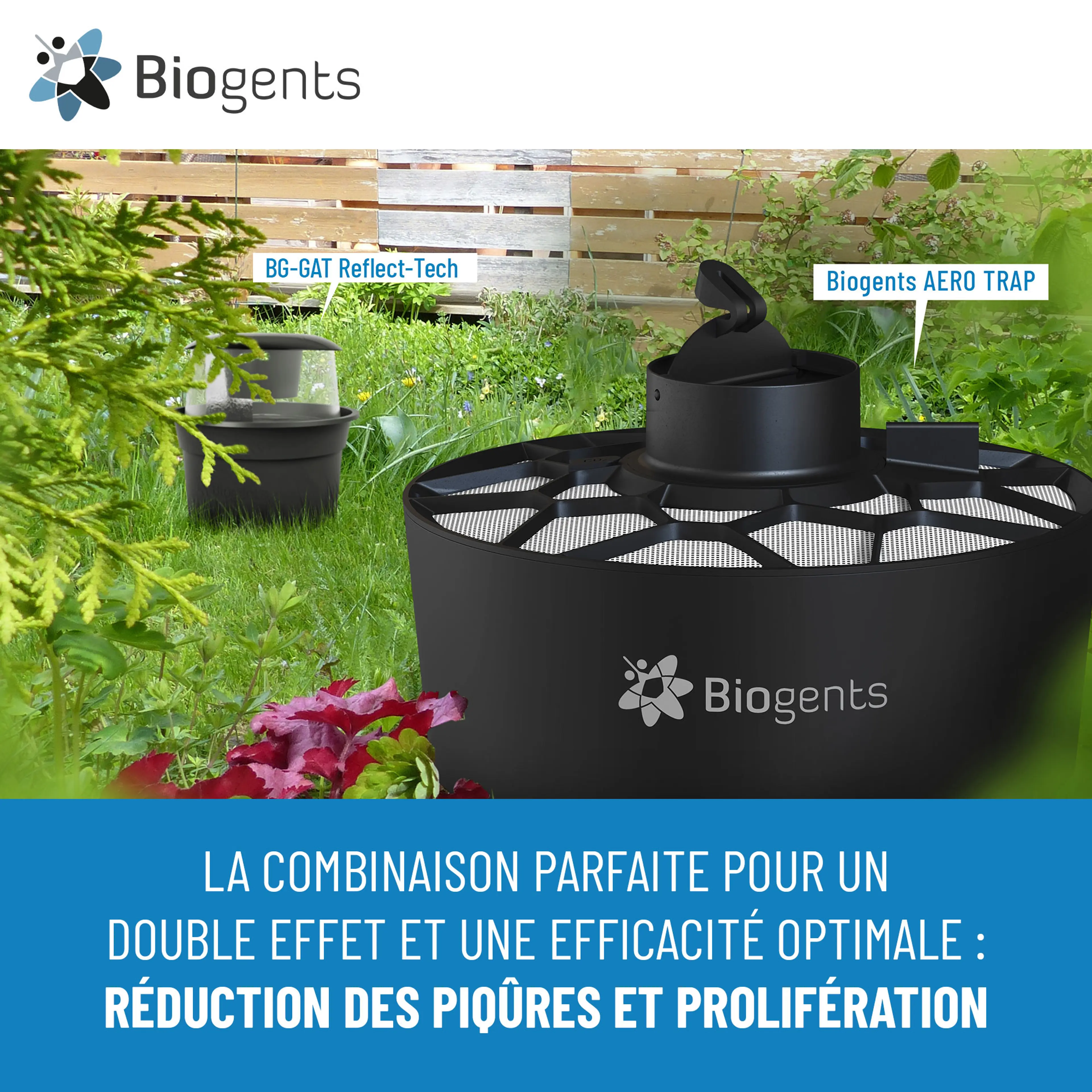 Pack modèle standard de pièges à moustiques tigre : AERO TRAP + 2x BG-GAT