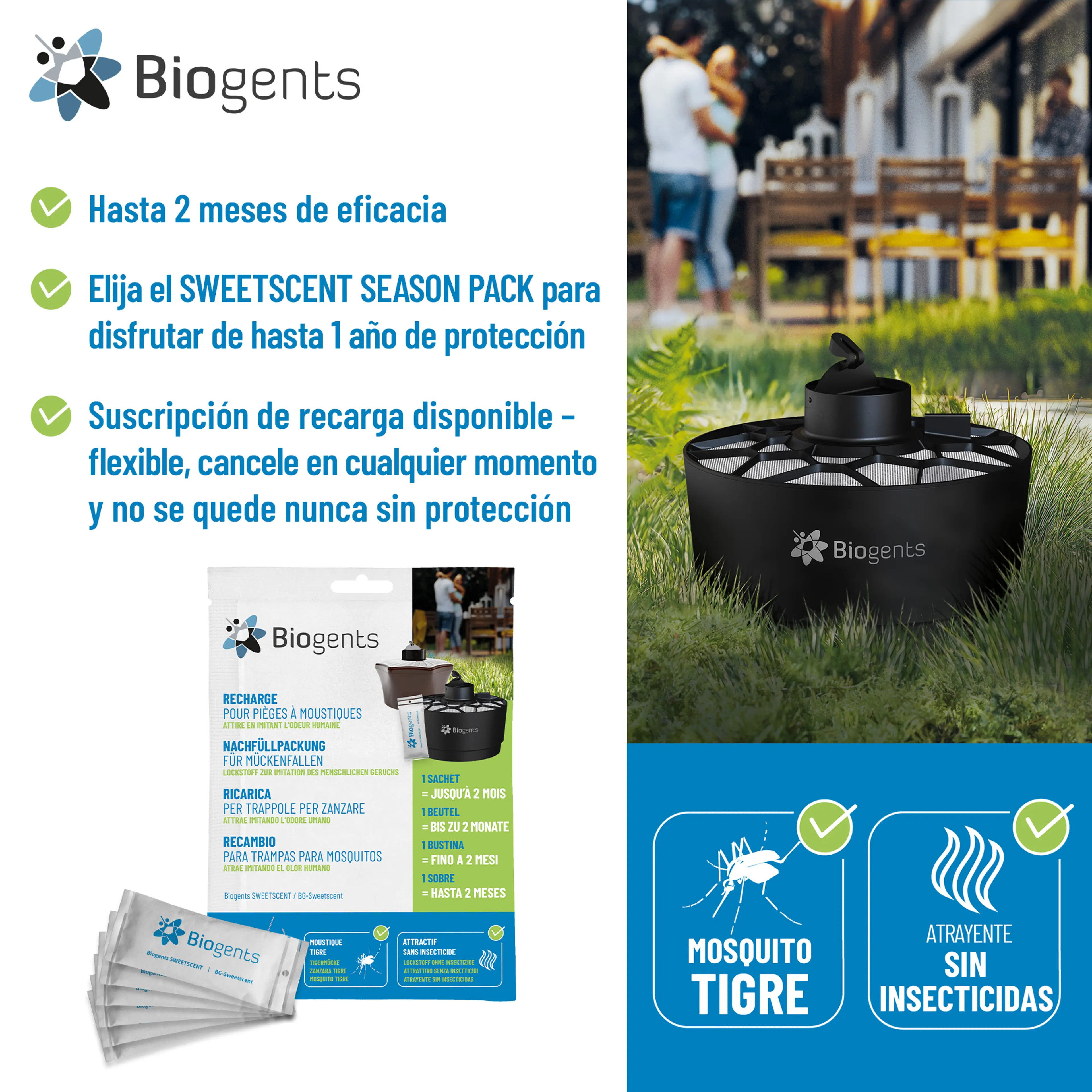 Pack anual de atrayente para la trampa AERO TRAP