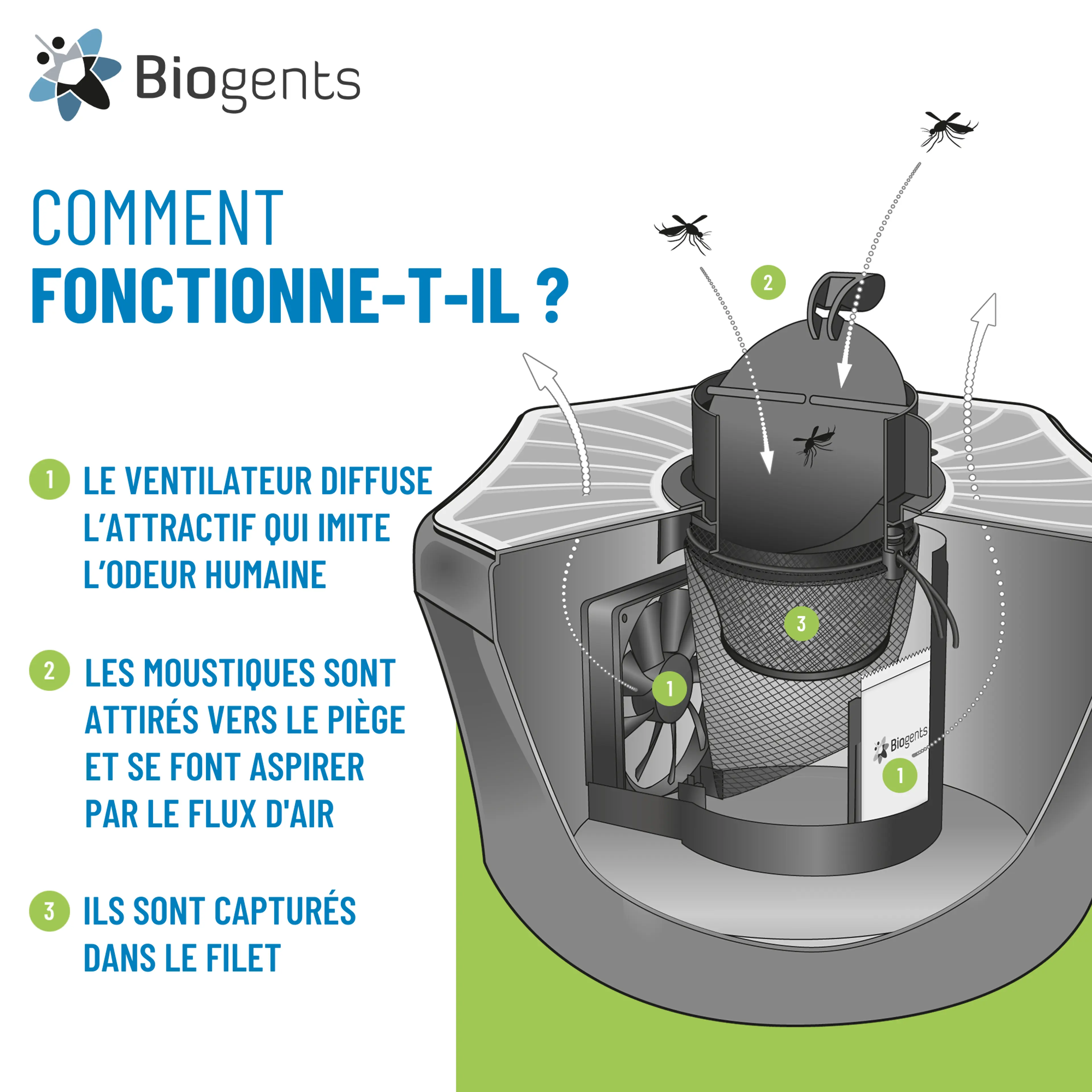 Piège à moustiques extérieur - BG-Mosquitaire