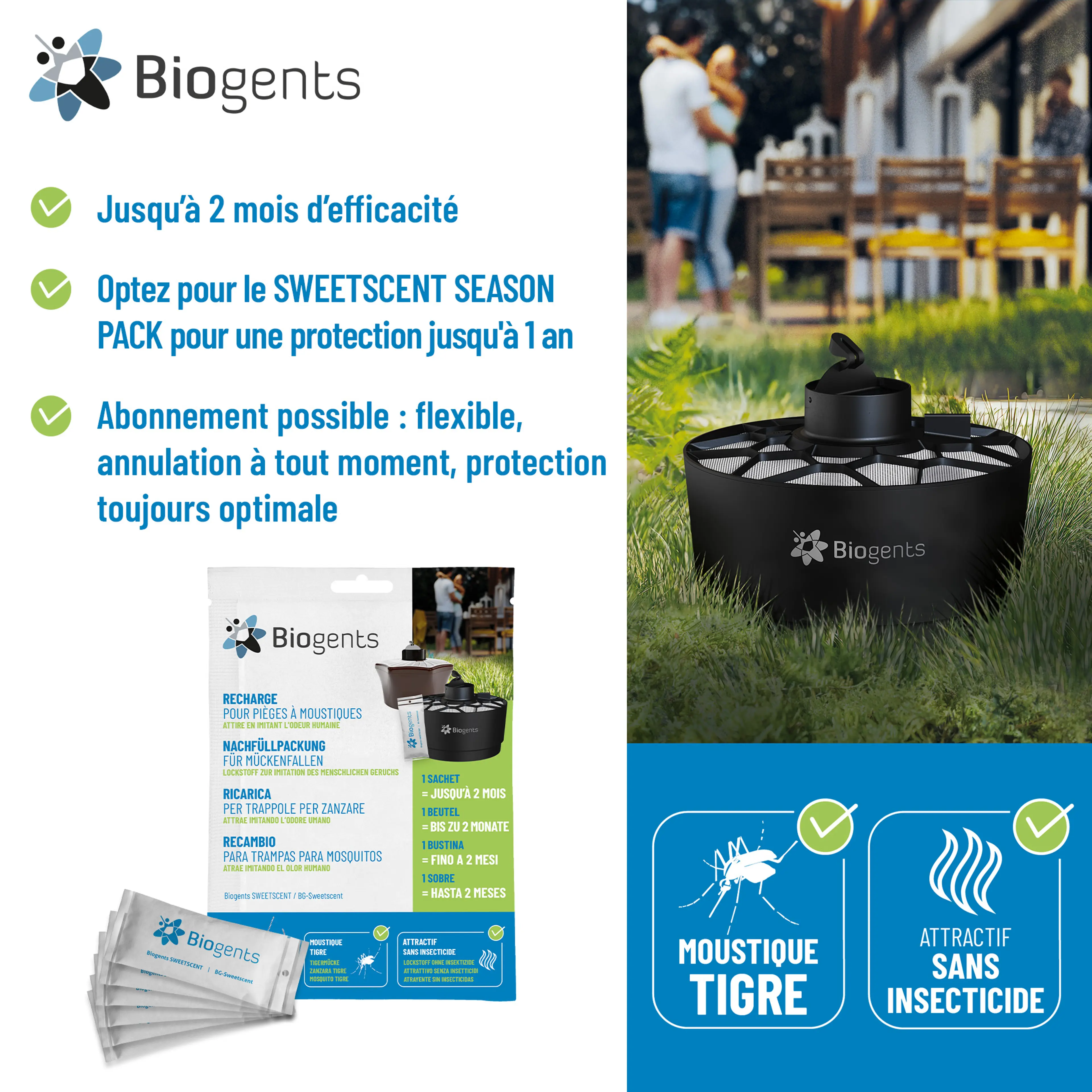 Pack annuel attractif pour le piège AERO TRAP