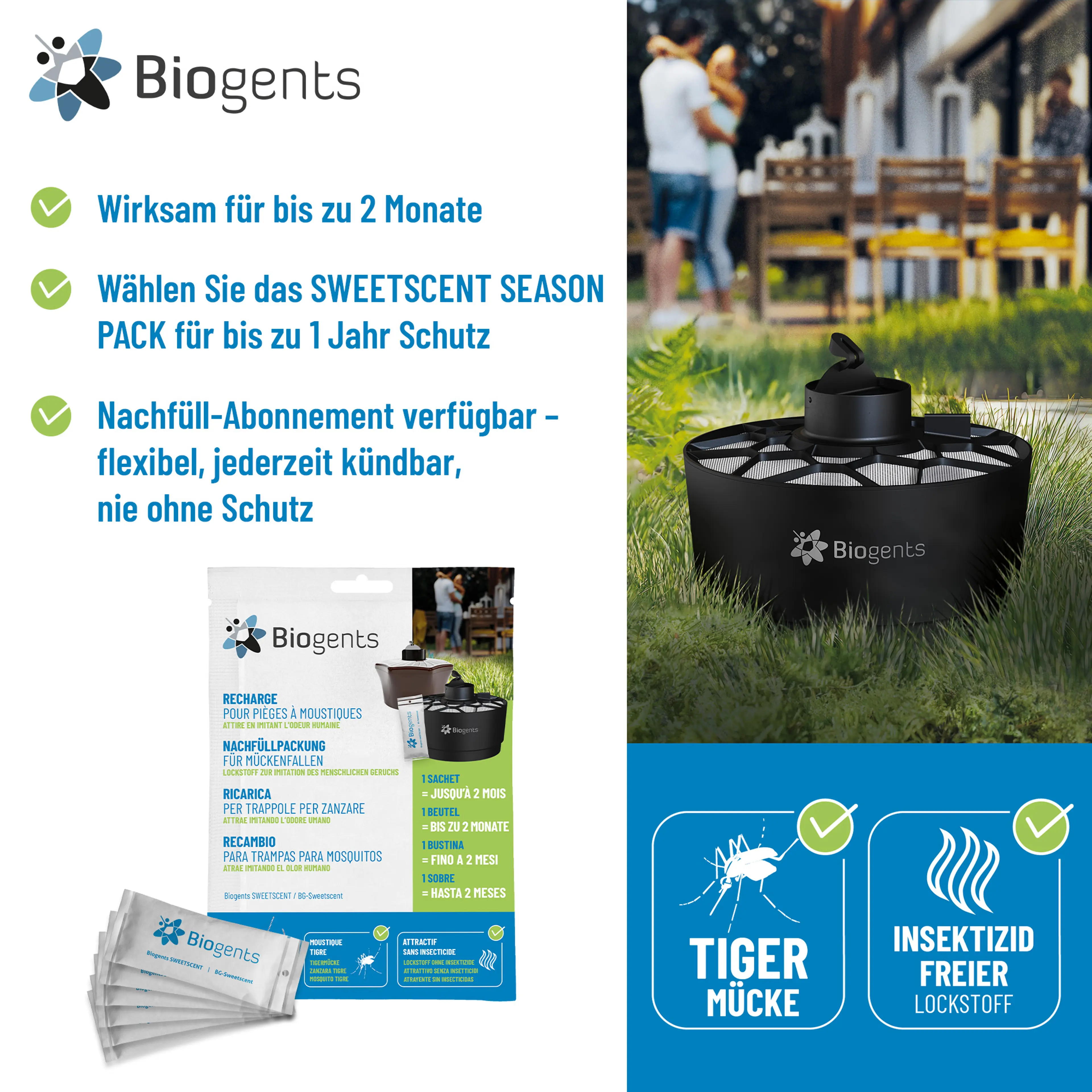 Lockstoff-Jahrespaket für die Falle AERO TRAP