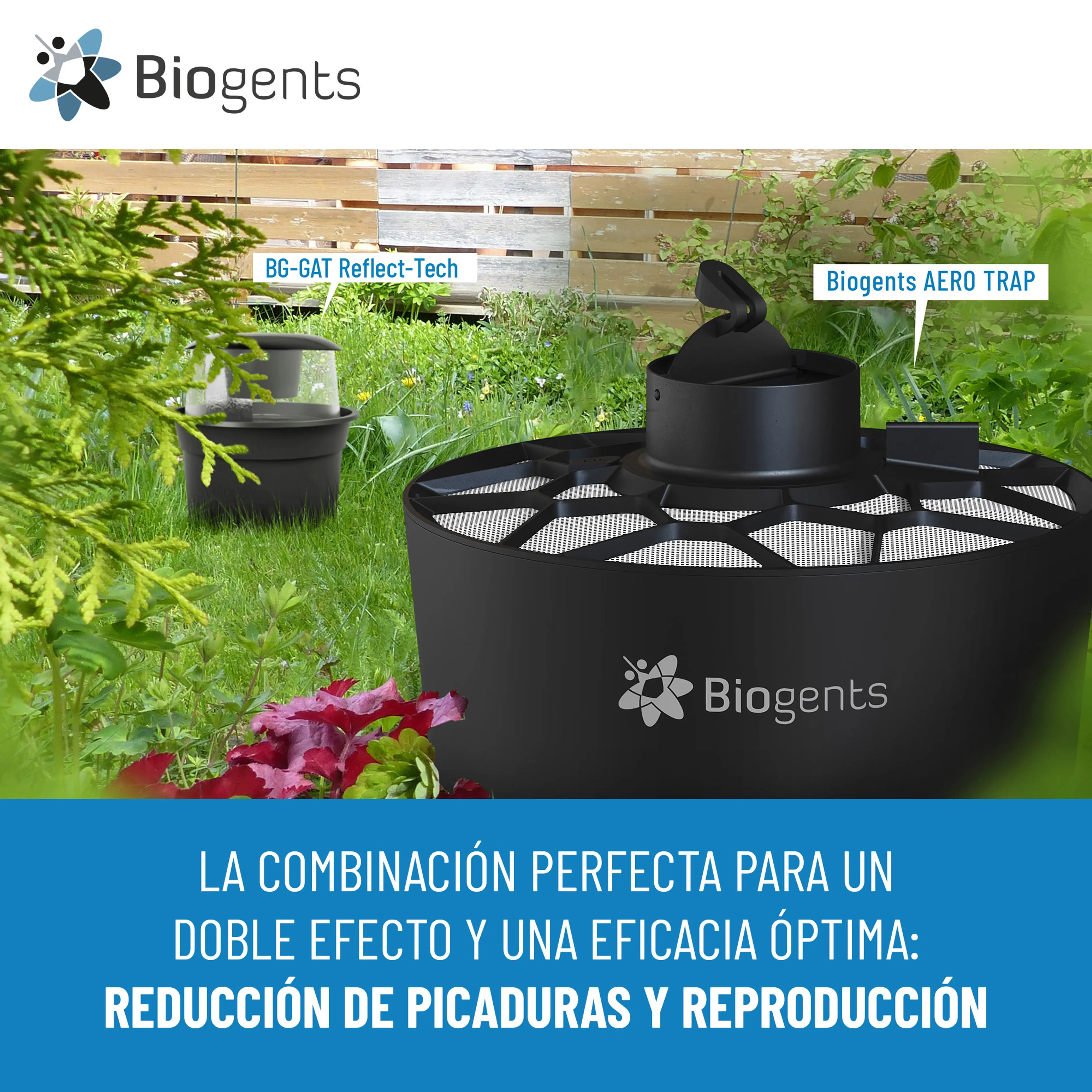 Set básico de trampas para mosquitos tigre: AERO TRAP + 2x BG-GAT