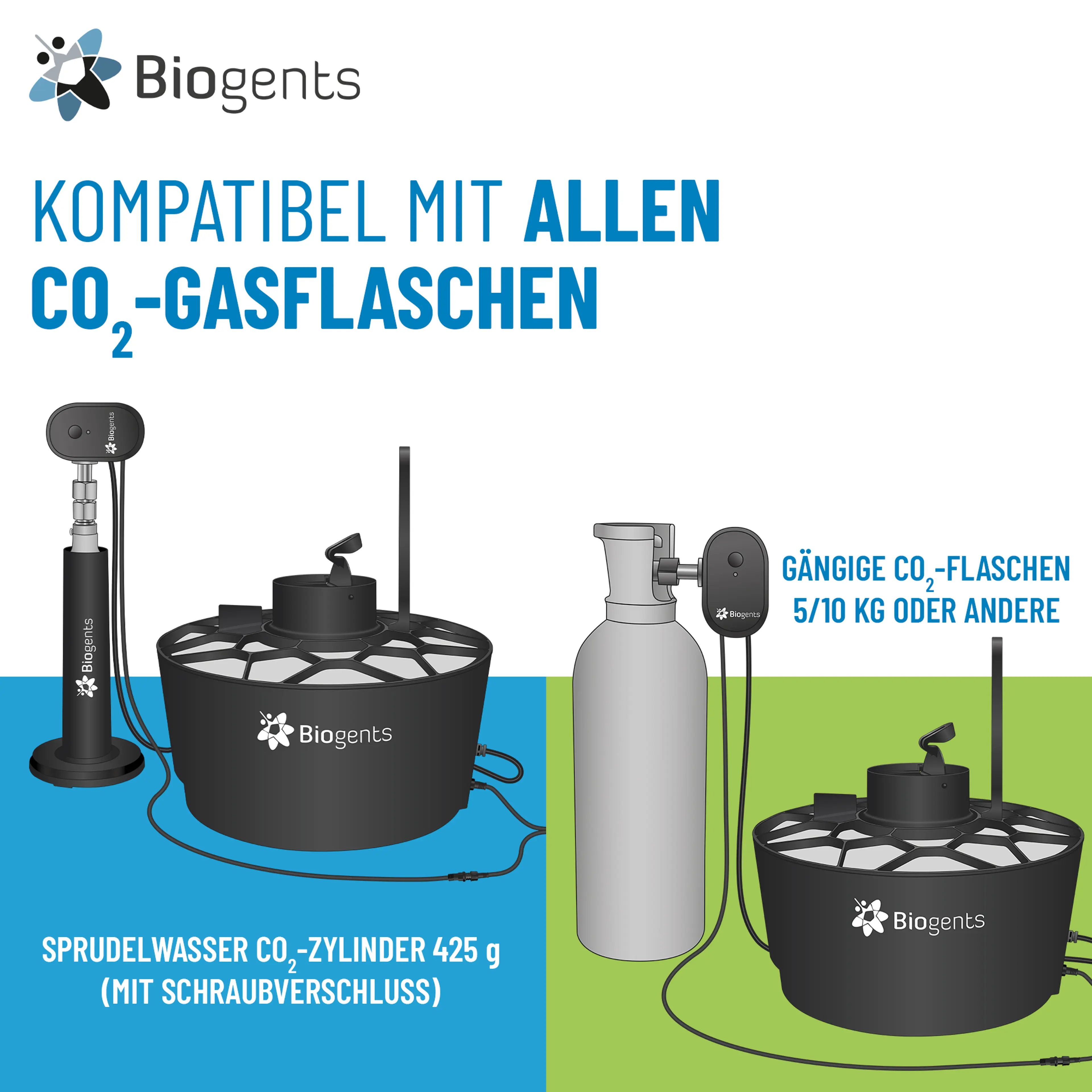 Komplettset aus CO2- und Tigermückenfallen: AERO TRAP PLUS + 2x BG-GAT