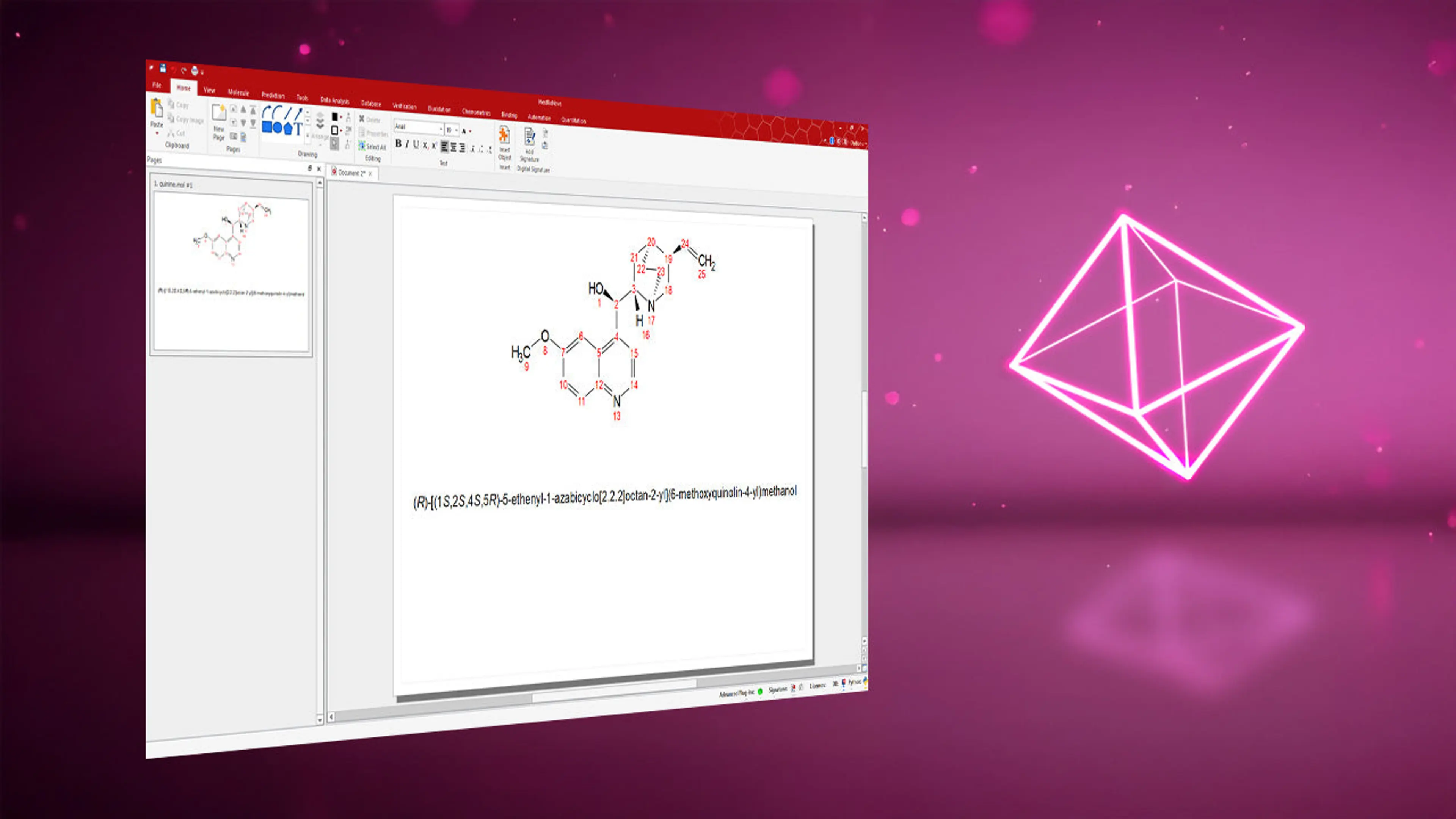Mnova IUPAC Name