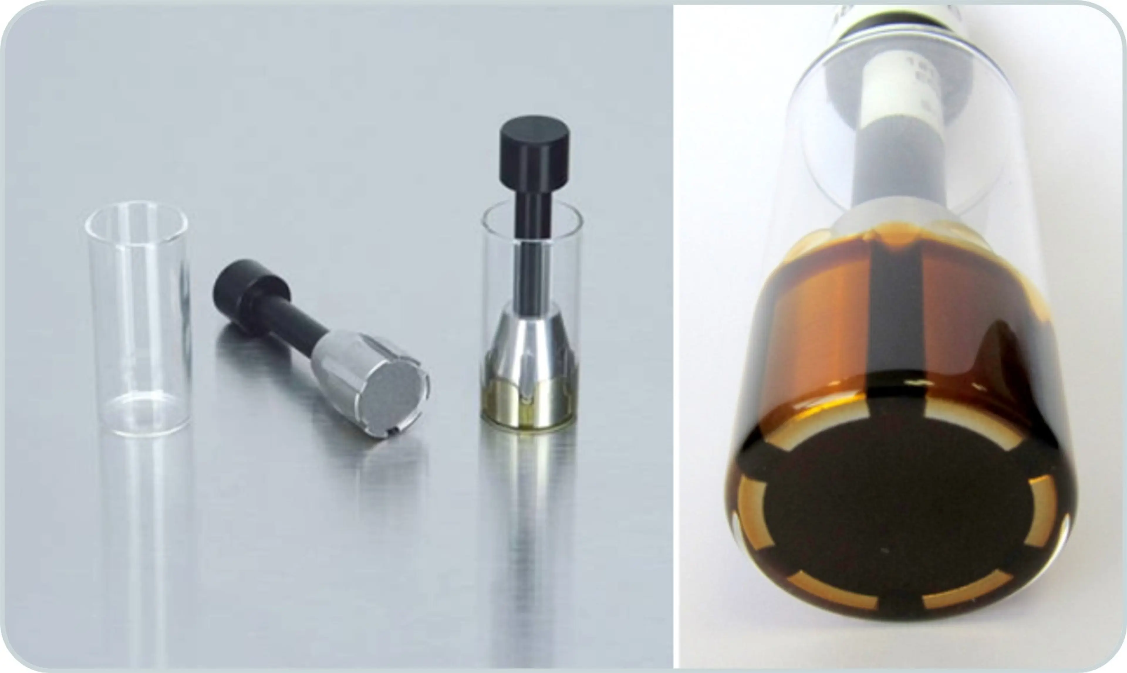 IN481S-2: Stamp for transflection measurements of liquids and semi-solids with the integrating sphere, 1 piece.