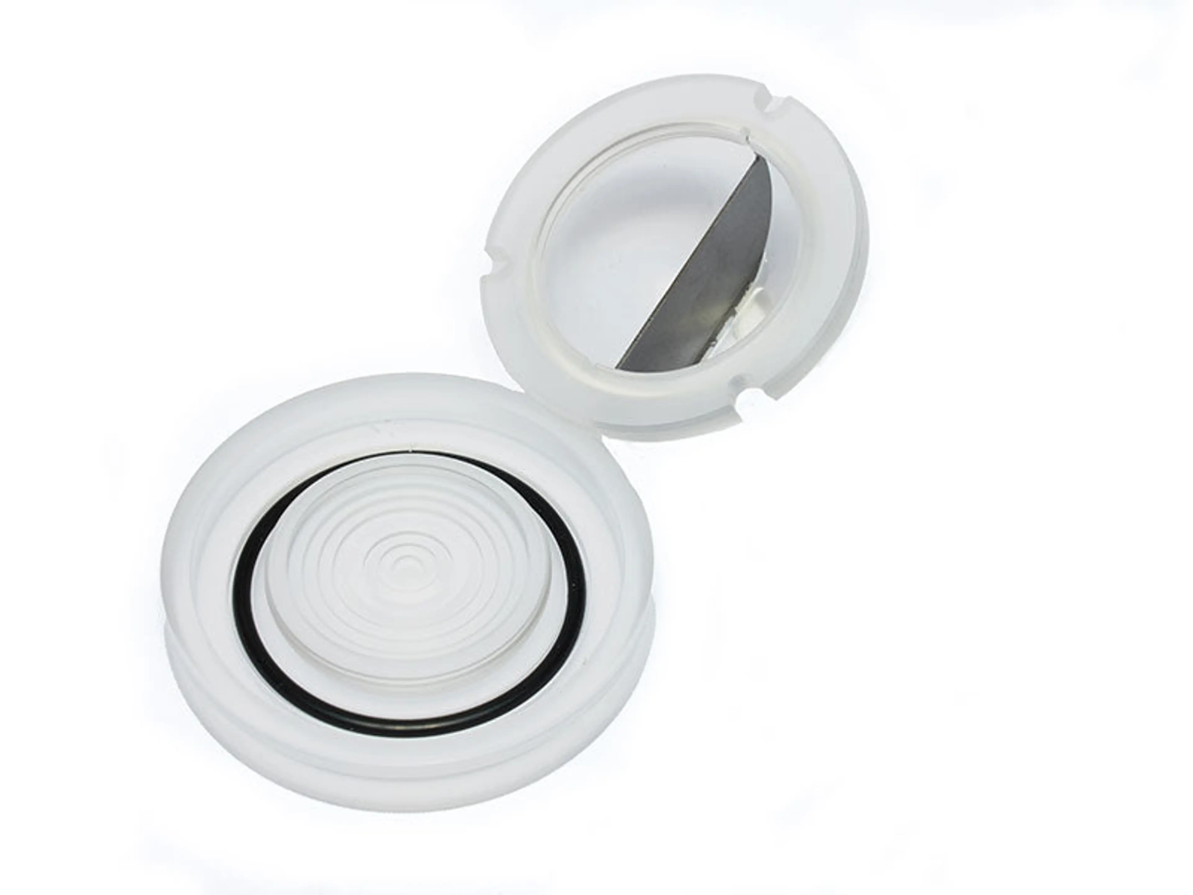 SPECIMEN HOLDER RING, AIRTIGHT, WITH KNIFE EDGE