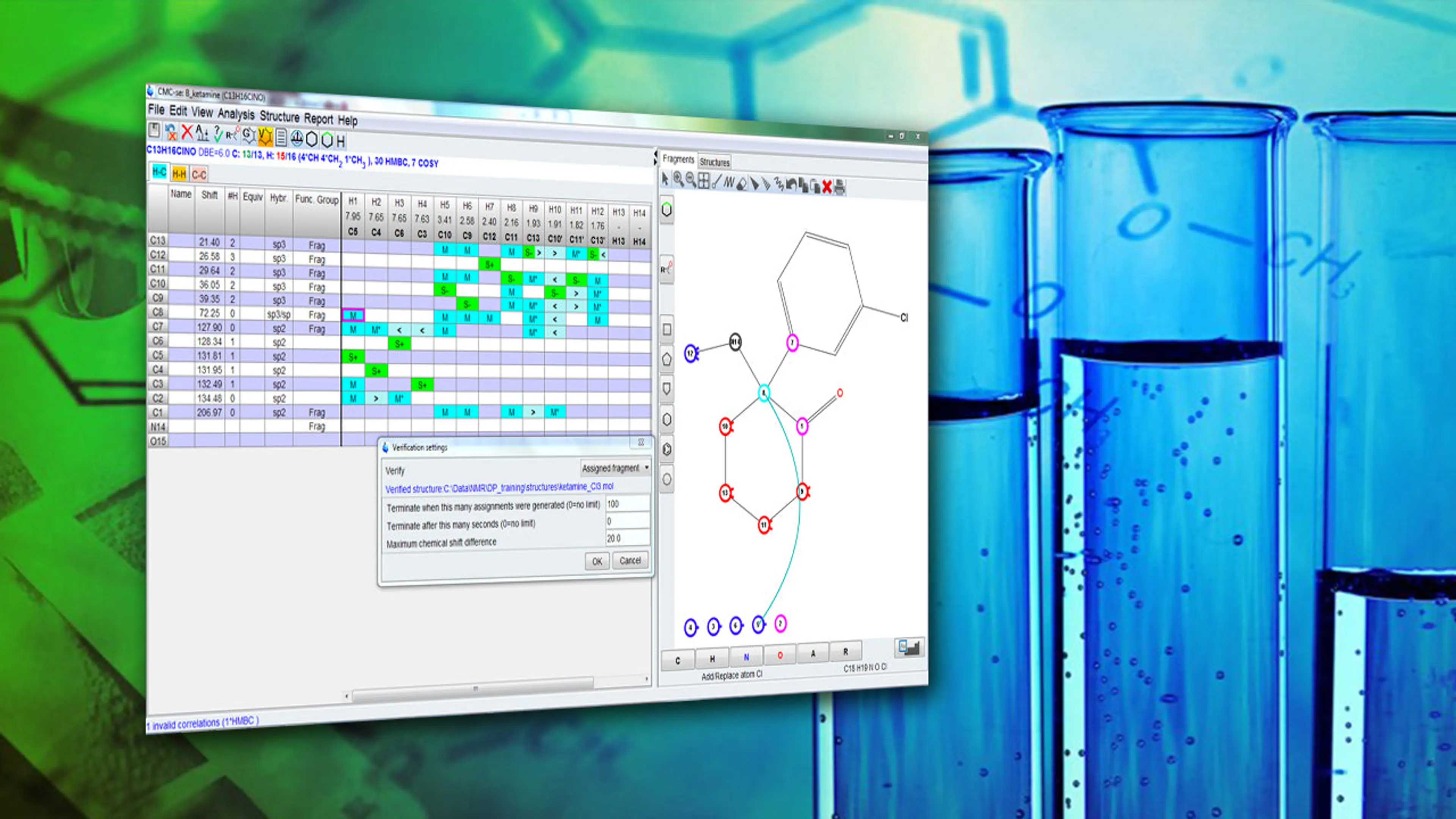 CMC-se for structure elucidation