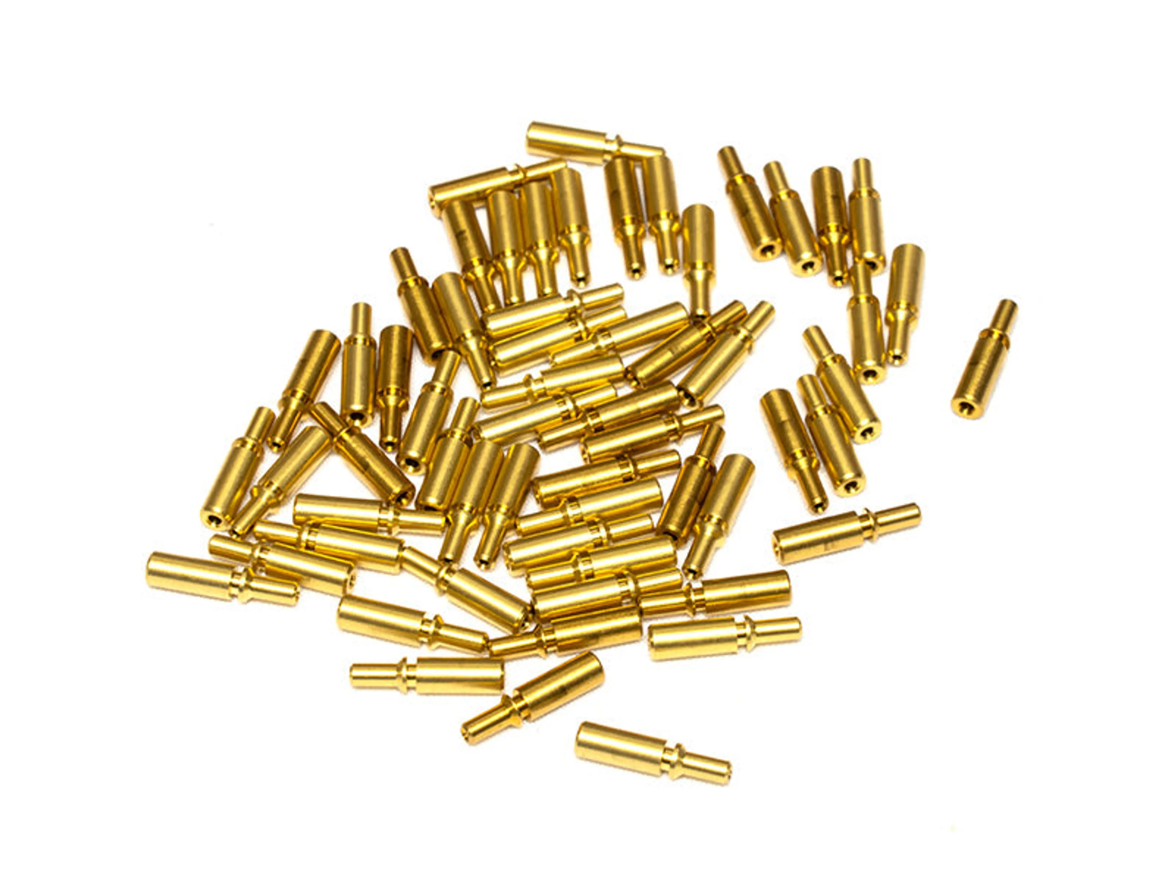 BRASS PIN BASE, MICROMOUNT AND MIRCO-RT COMPATIBLE, 60 PIECES