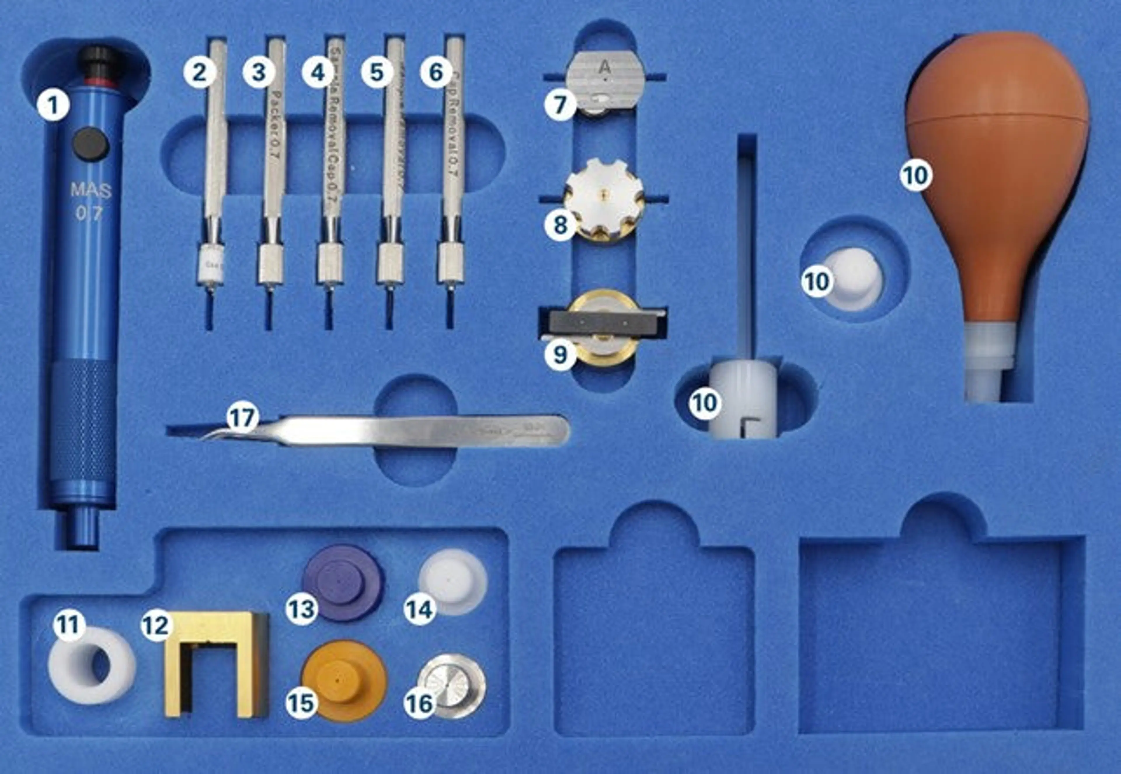 0.7 mm MAS Rotor Tools