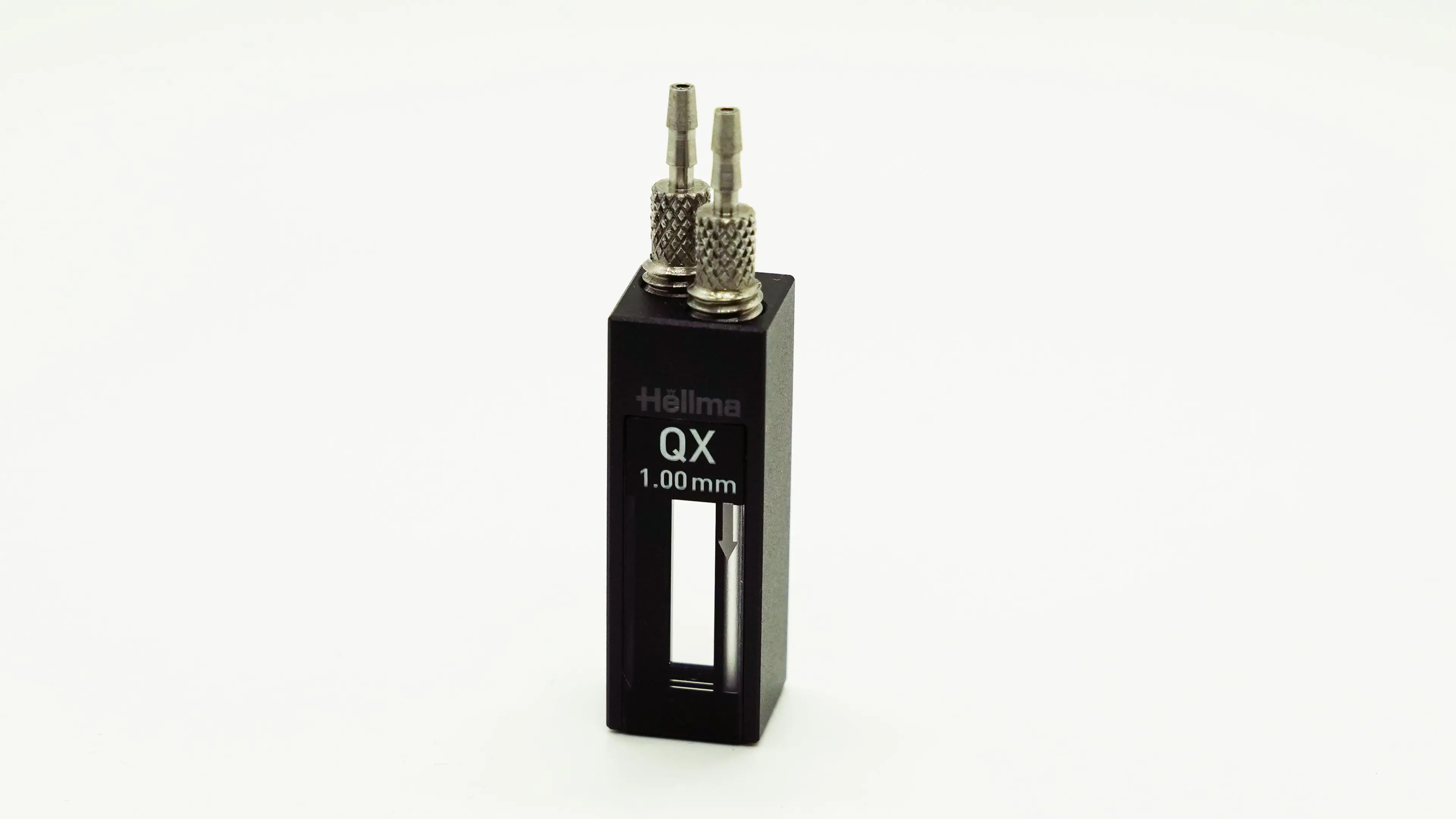 IN415QX-01: Rectangular flow cell for transmission measurements, Thickness: 10mm; optical pathlength: 1mm