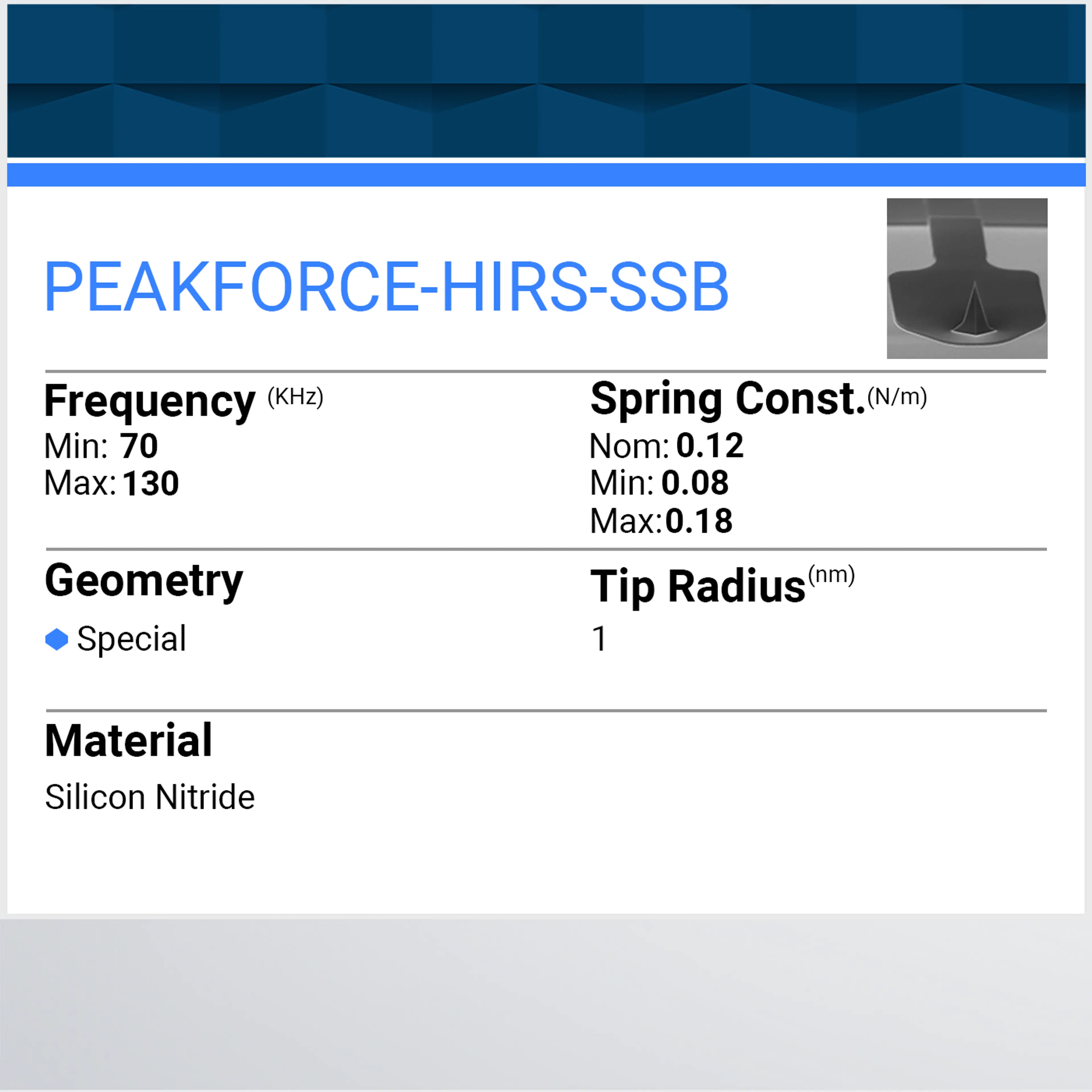 PEAKFORCE-HIRS-SSB