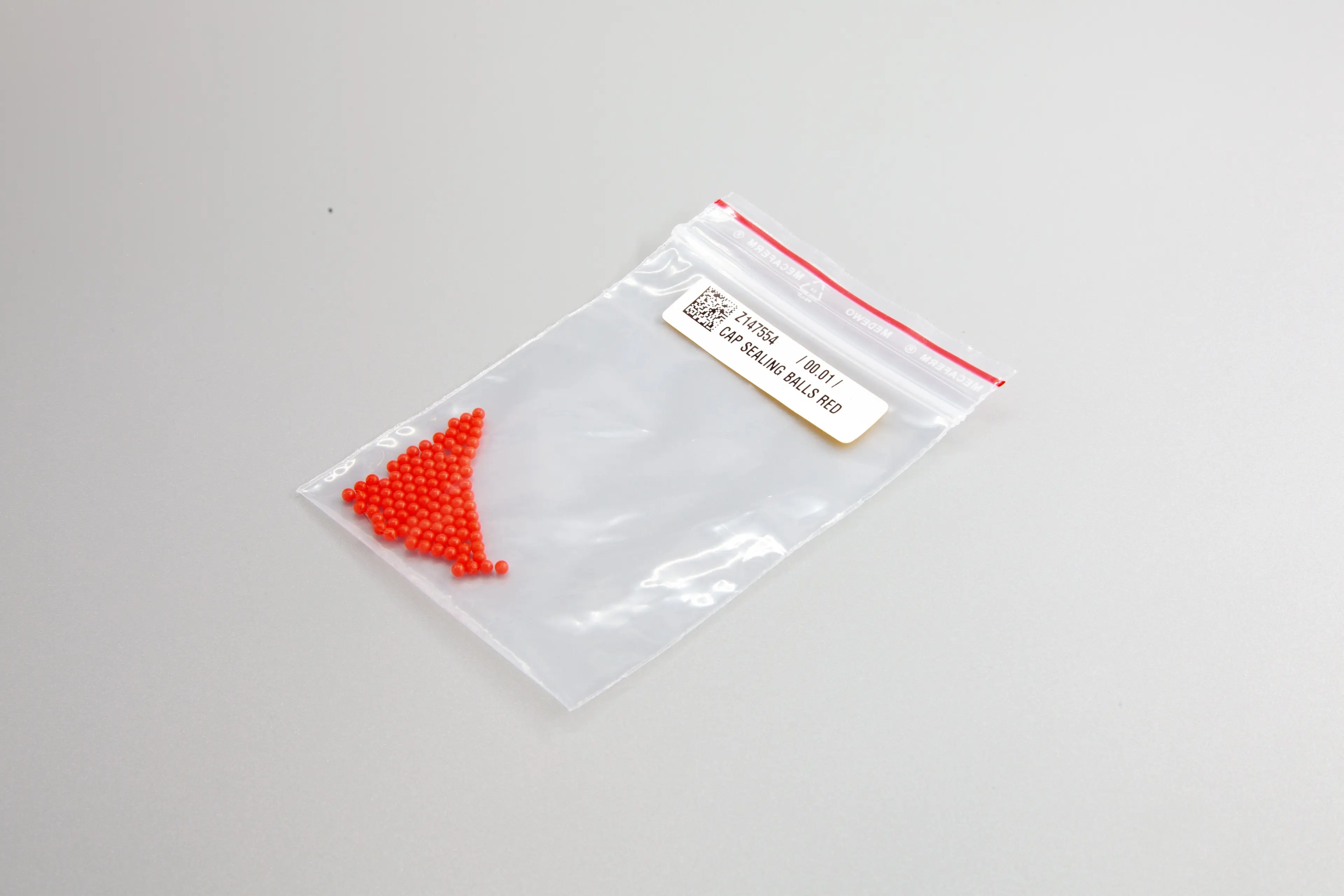 POM balls to close SampleJet caps