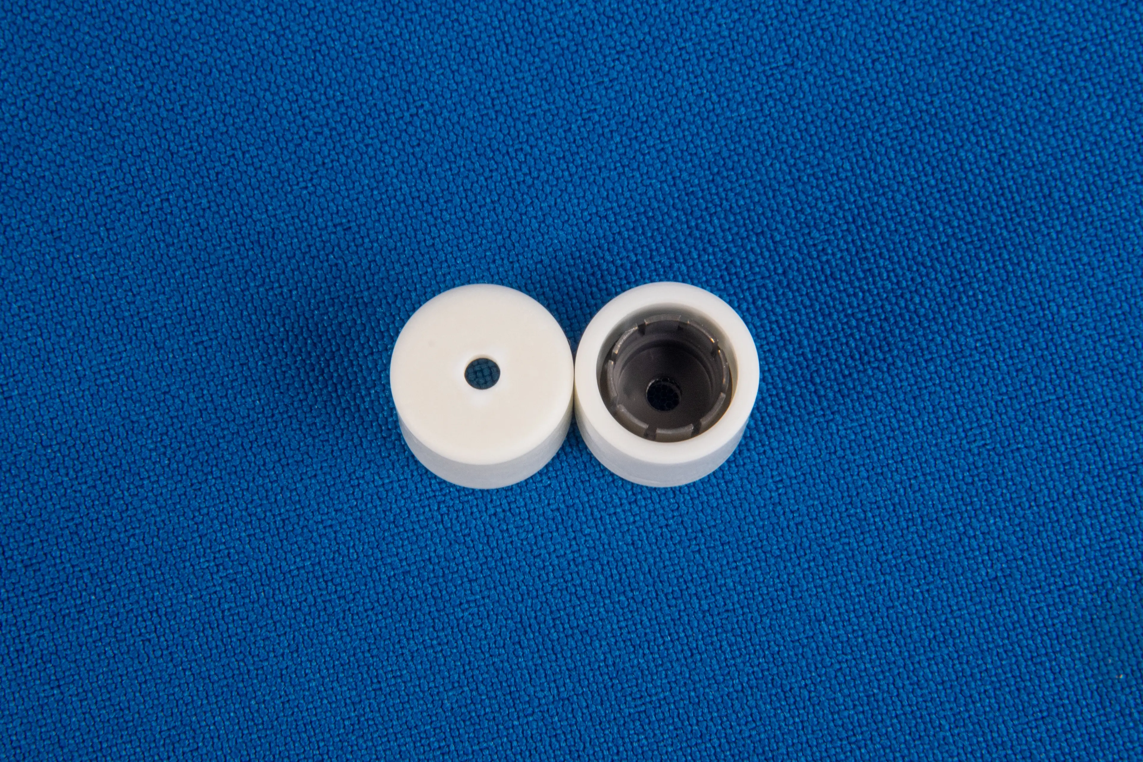 Flat Ceramic Cap Assembly, ID=2.5mm