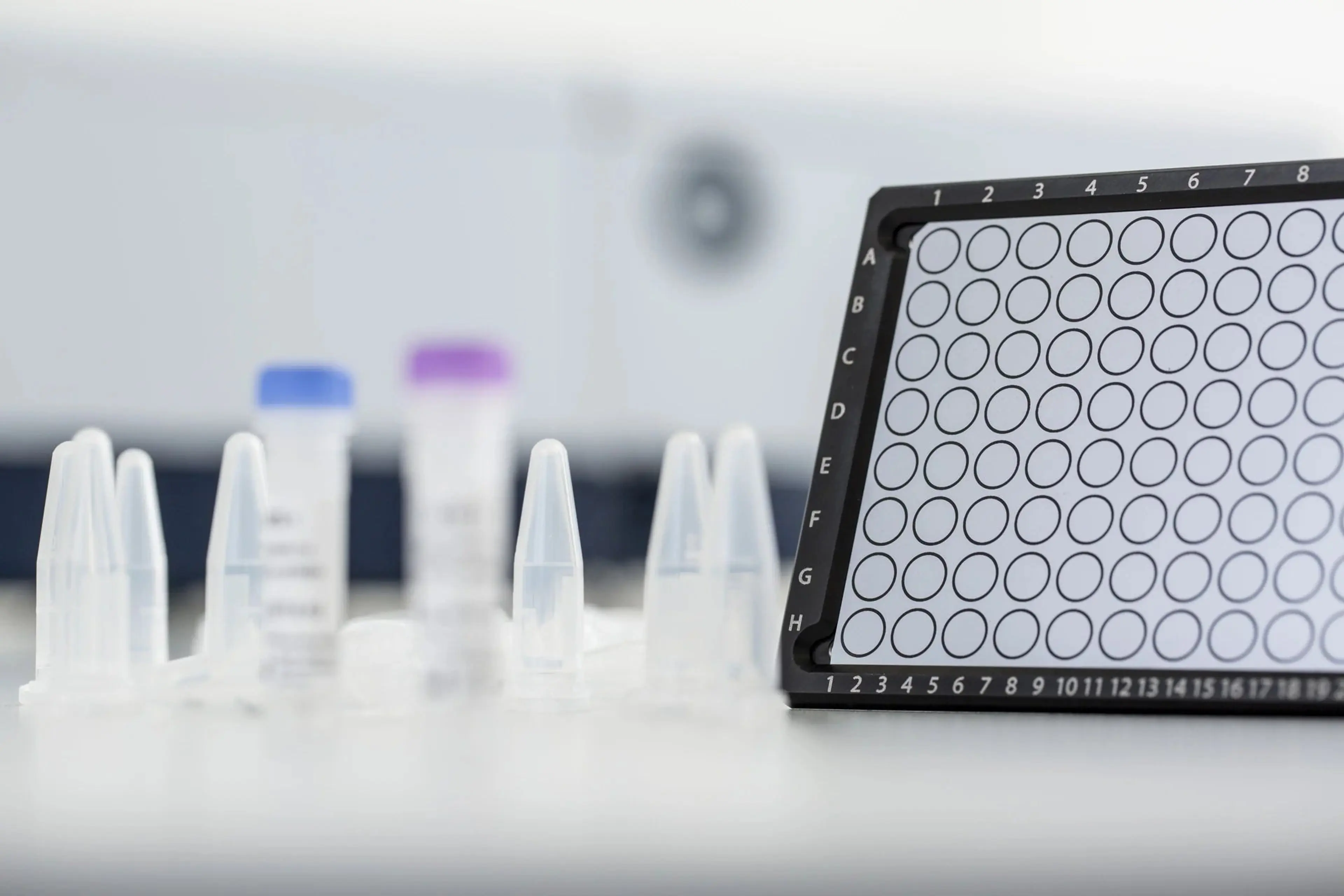 96-Spot silicon microtiter plates